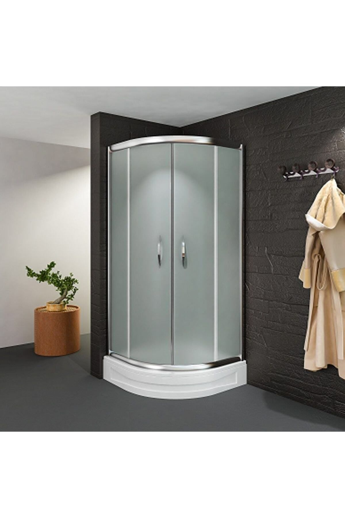 efekt reklam Kendinden Yapışkanlı Duşakabin Ve Balkon Camı Banyo Kaplama Folyosu 122cm X 2m Sticker