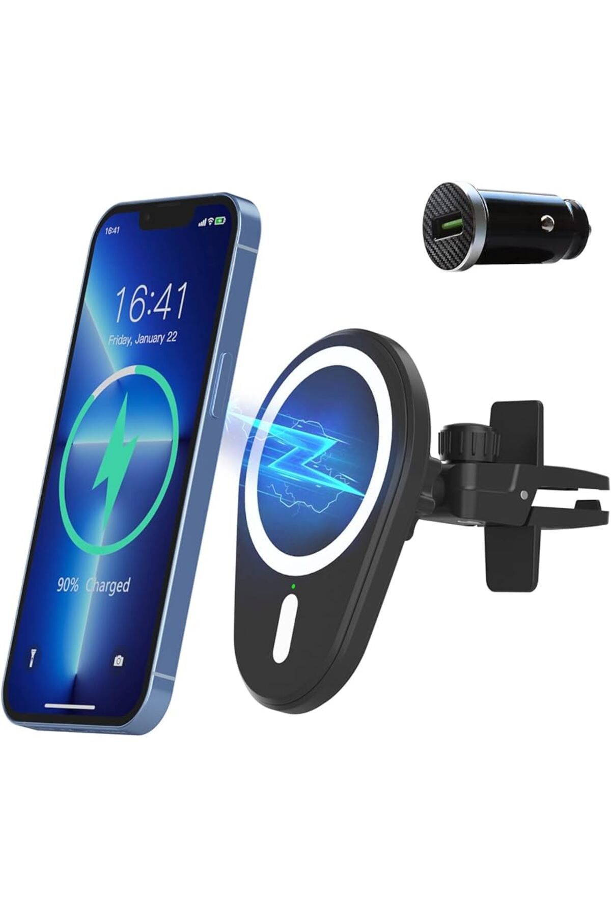 Kensa 15 W magnetic wireless car charger