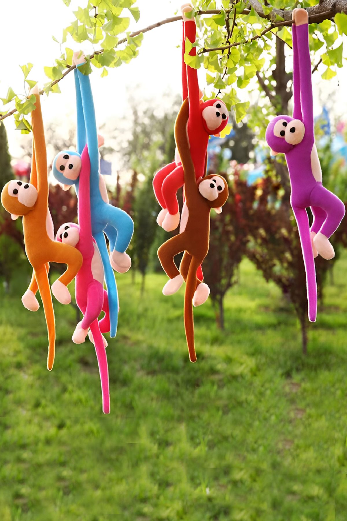 MİLJA Peluş Maymun 70 Cm Elleri Yapışabilen Istenilen Renk Sipariş Adınız Ile Soru Sor Kısmından Yazınız