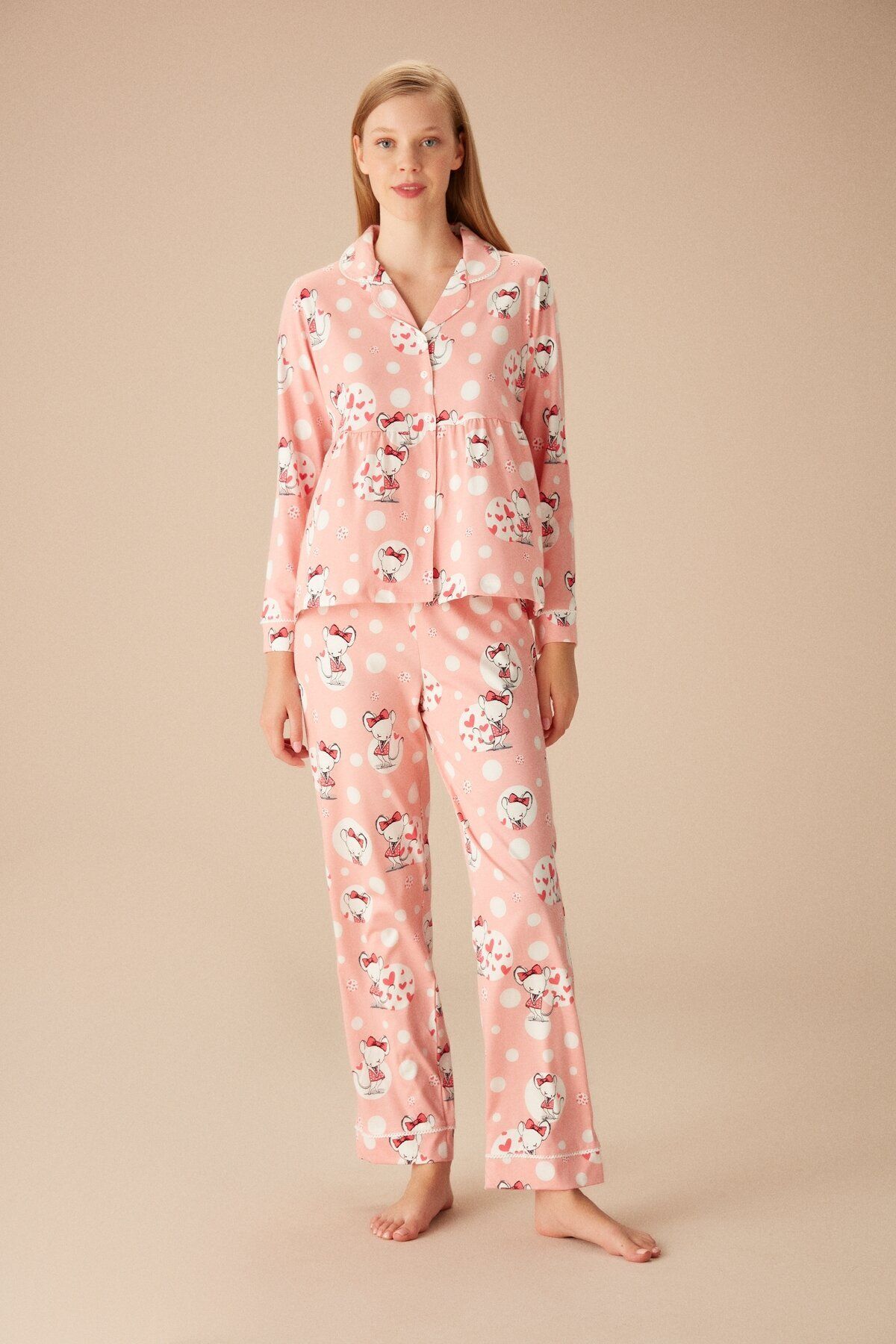 Suwen Lulusu Maskülen Pijama Takımı