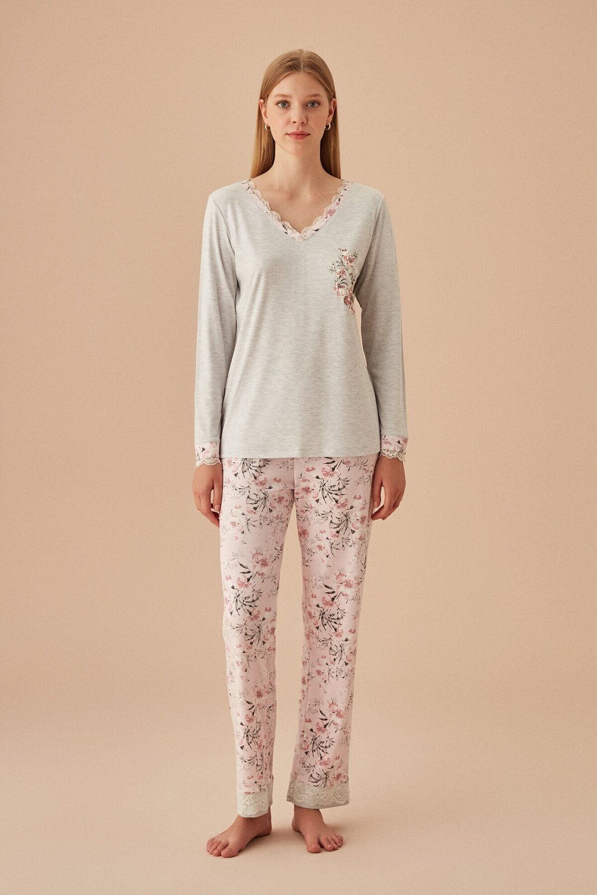 Suwen Rosy Pijama Takımı