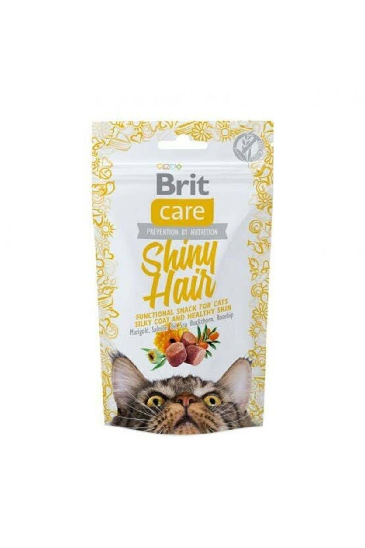 Brit Care Snack Shiny Hair Kedi Tüy Bakım Ödül Maması 50 G