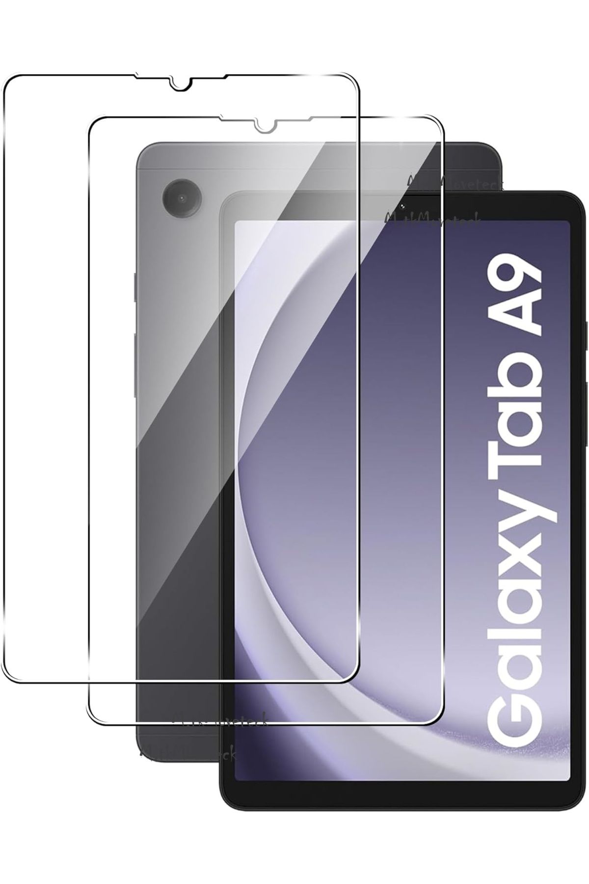 m.tk moveteck Samsung Galaxy Tab A9 8.7 inç Ekran Koruyucu Şeffaf Cam Nano Esnek Kırılmaz Ekran Camı Tam Uyumlu
