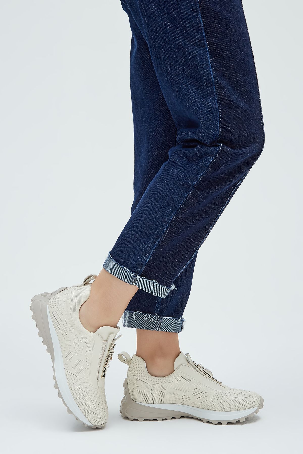 Tamer Tanca Kadın Hakiki Deri Sneakers & Spor Ayakkabı 383 Z-12 Bn Ayk Y23