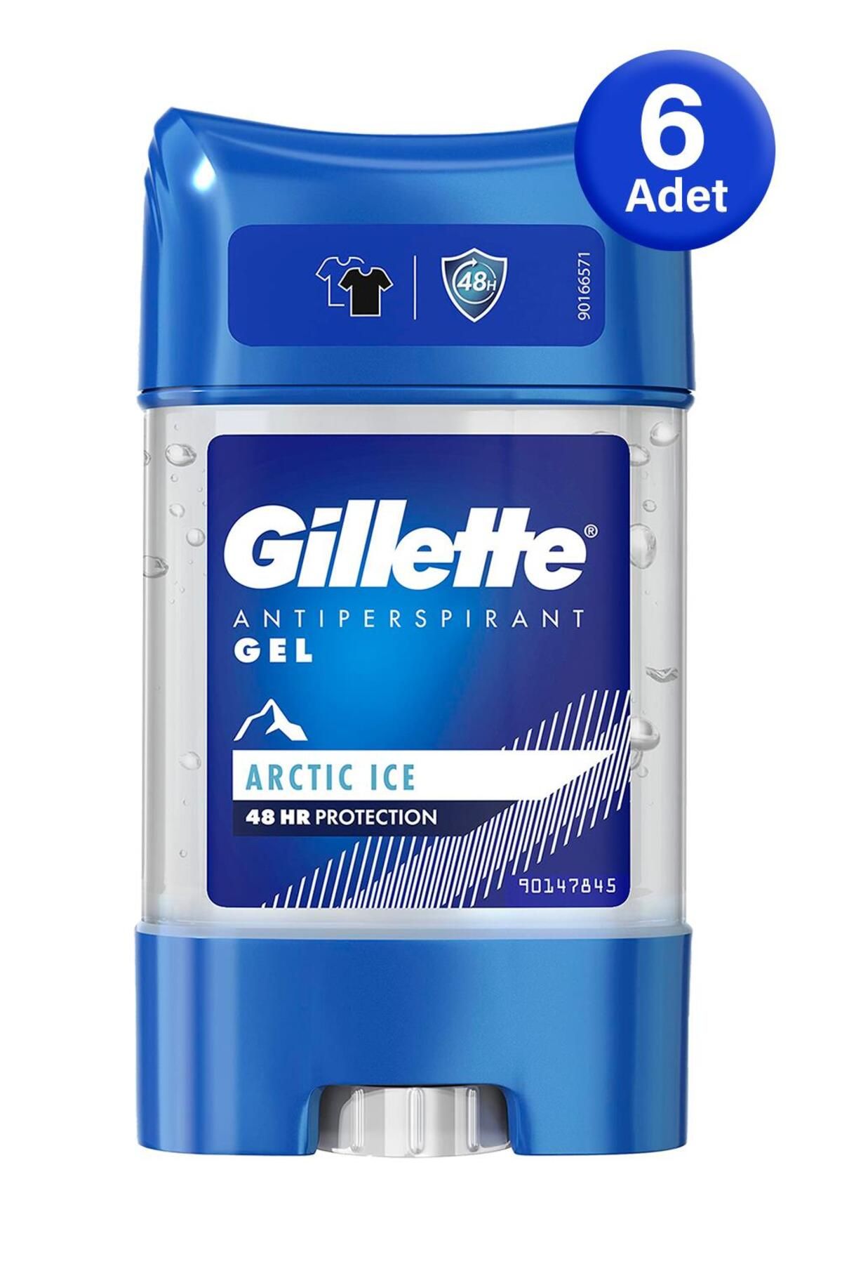 Gillette Antiperspirant Gel Arctic Ice 70 ml - 6 Adet
