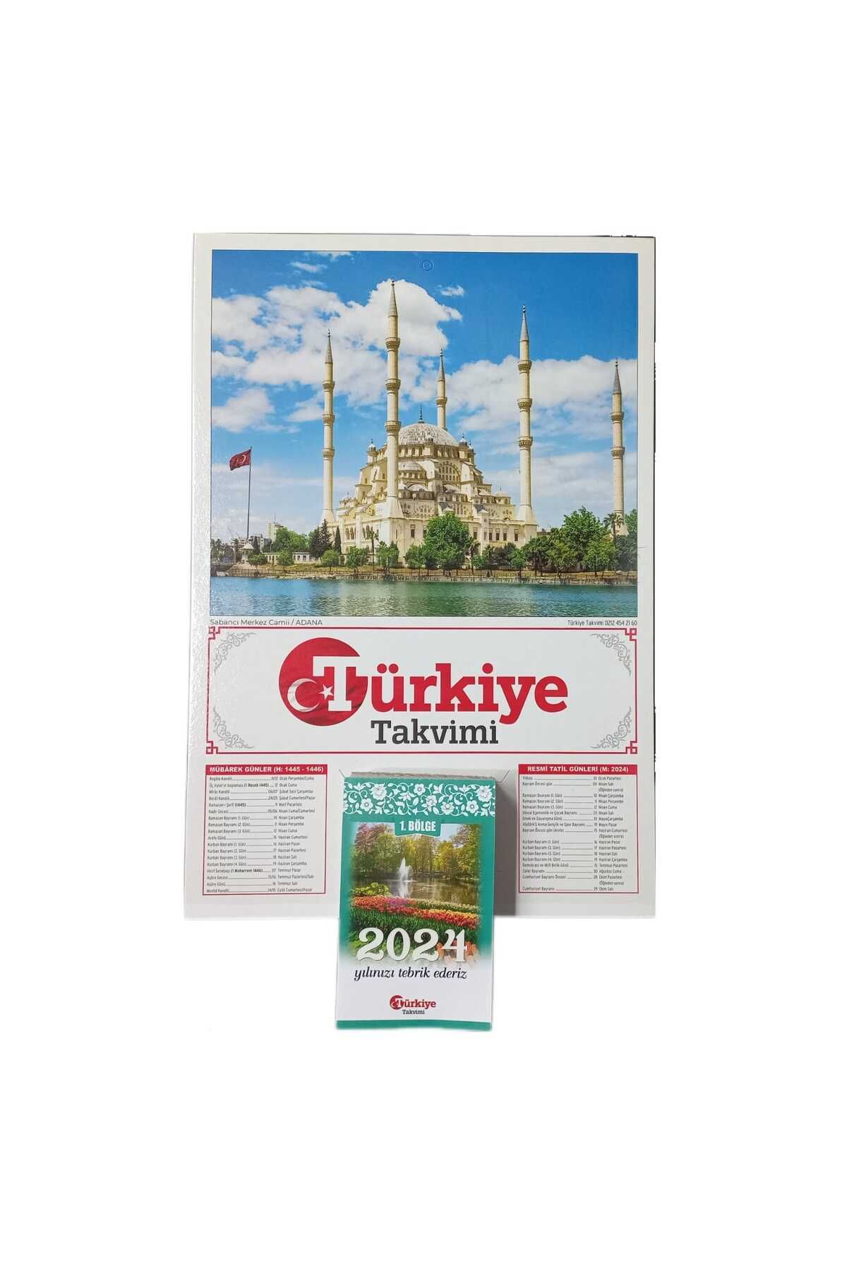 Türkiye 2024 Yılı Yapraklı Duvar Takvimi -dini Takvim