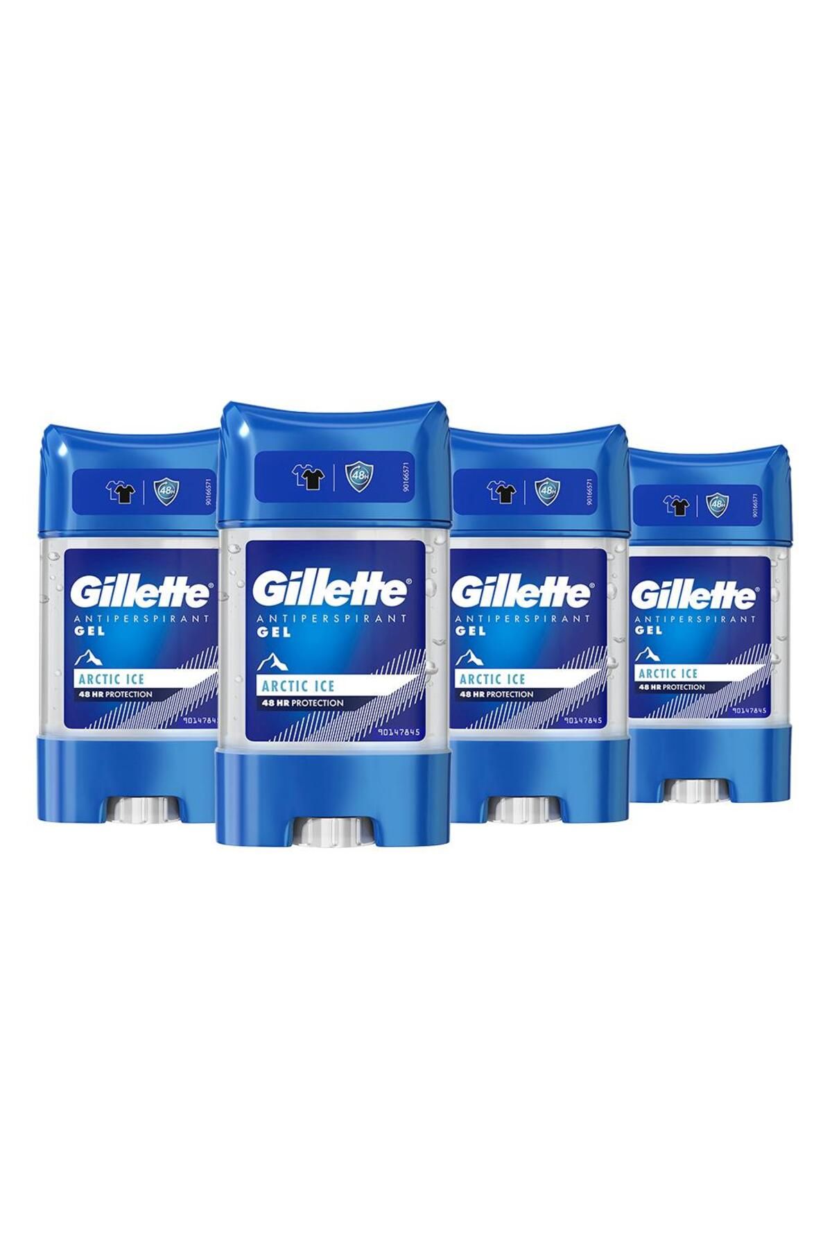 Gillette Antiperspirant Gel Arctic Ice 70 ml X 4 Adet