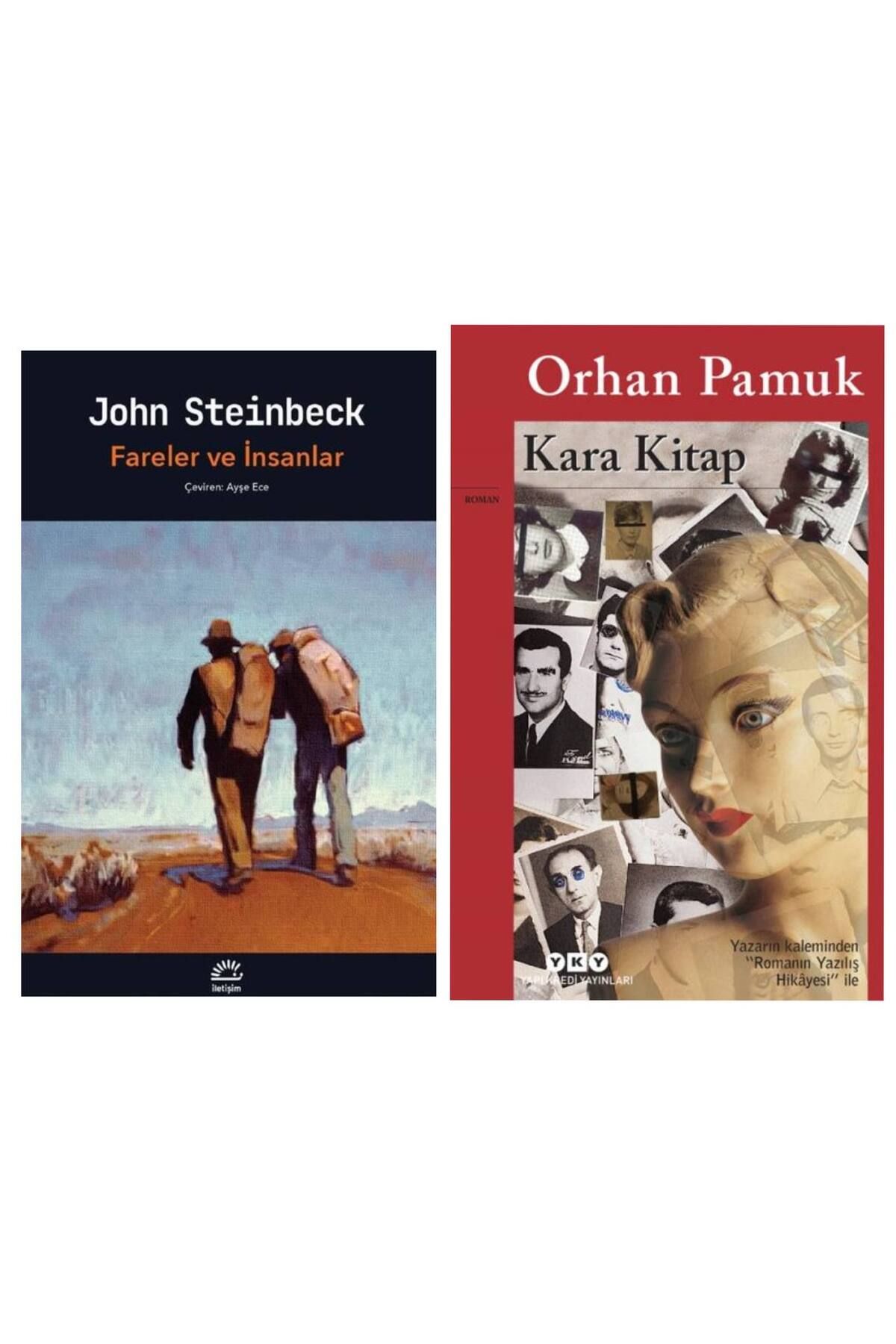 İletişim Yayınları Fareler ve İnsanlar - John Steinbeck - Kara Kitap - Orhan Pamuk