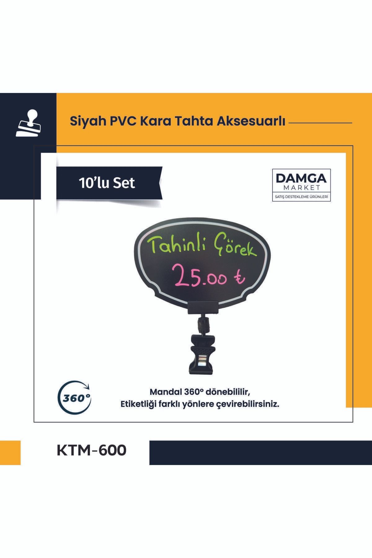 DamgaMarket Siyah Pvc Fiyat Etiketleri Silinebilir,yeniden Yazılabilir,ayarlanabilir Mandallı Pvc Levha,8cmx12cm