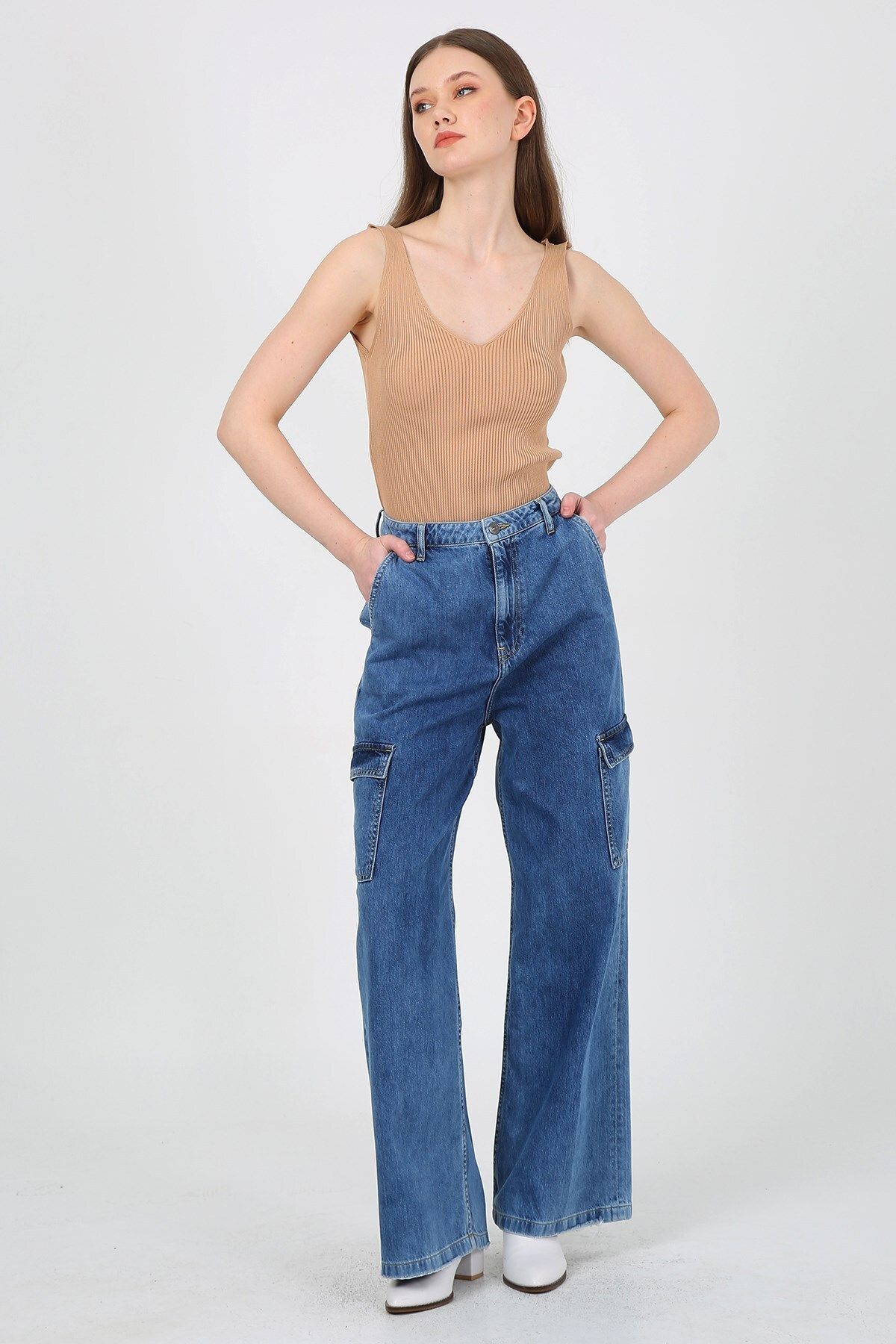 Twister Jeans Kadın Pantolon Paris 9414-02 Blue