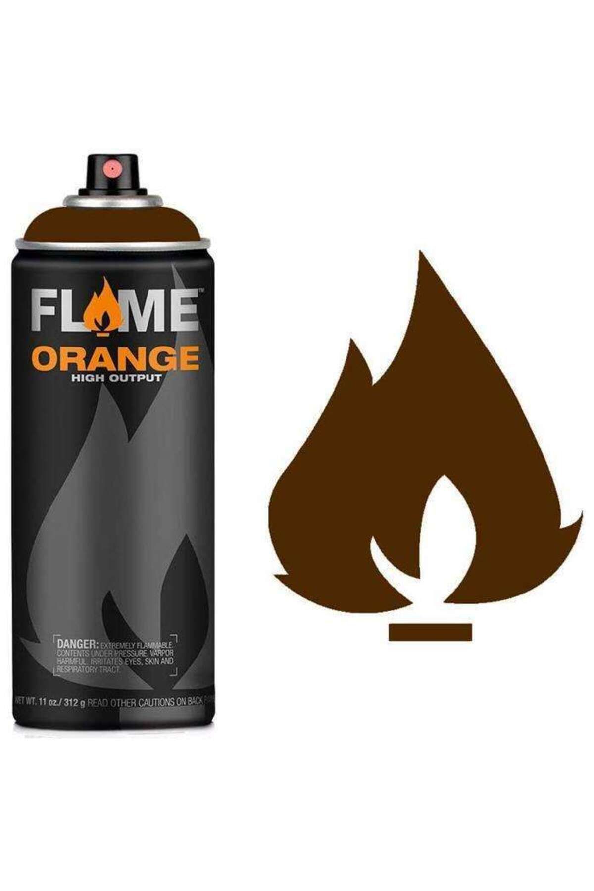 Flame Orange Sprey Boya 400 ml Nut 708