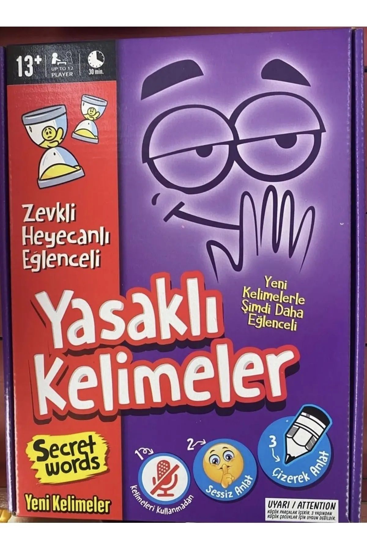 Genel Markalar Yasaklı Kelimeler Kutu Oyunu Eğlenceli Zekâ Parti Masa Oyunu Tabu