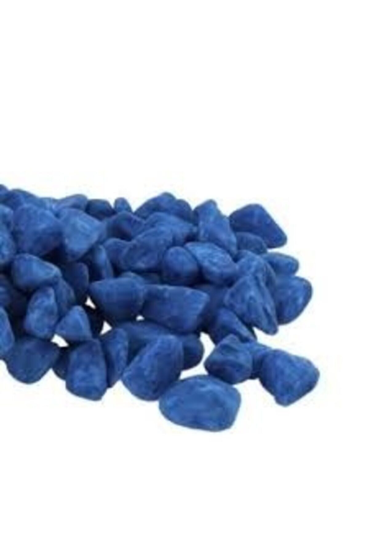 Minikbahcem Koyu Mavi Çakıl Taşı Teraryum Malzemesi 500 gr
