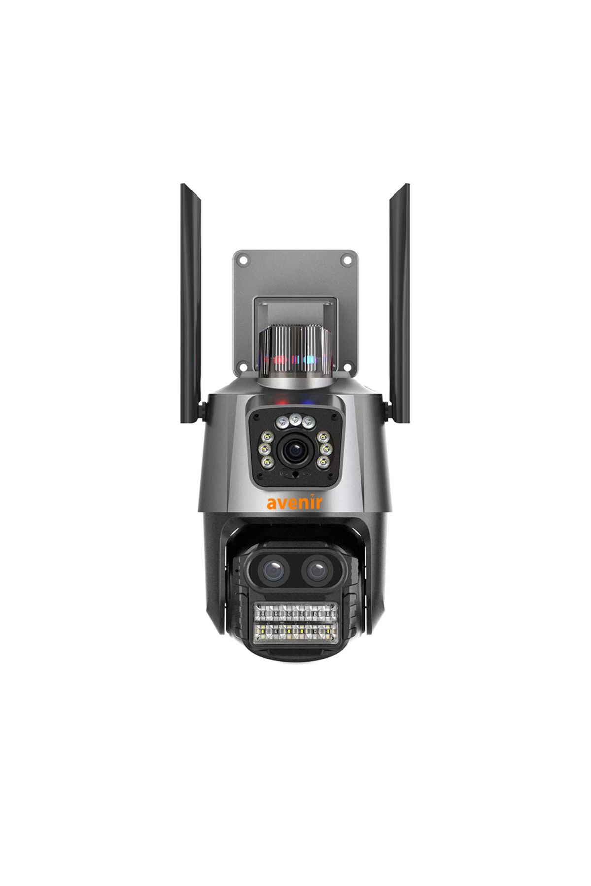 Avenir AV-M21 3MP 8X Zoom Wifi Onvif 2 Kameralı Dış Mekan PTZ Kamera