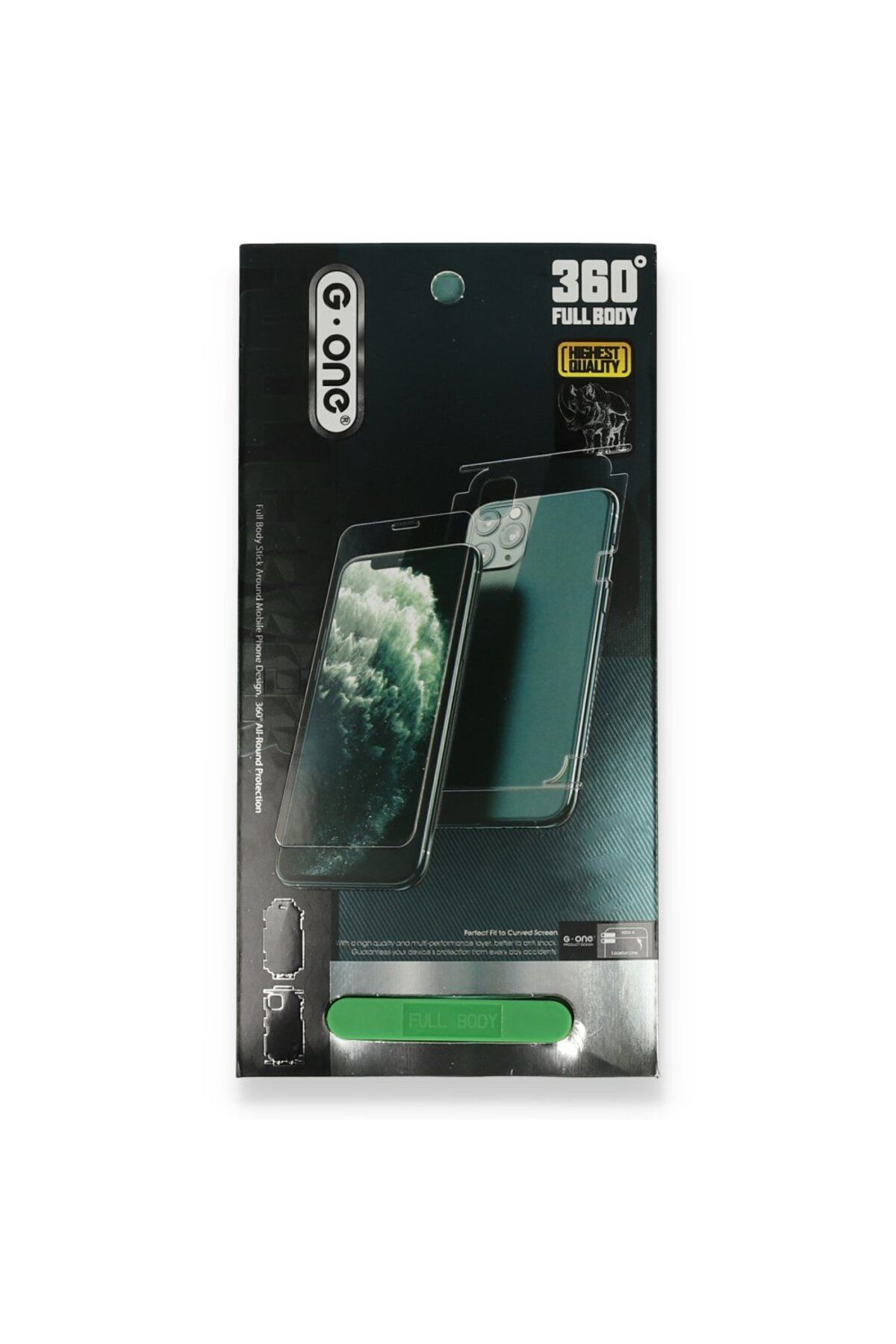 Afrodit CLZ192 İphone 14 Pro 360 Mat Full Body Arka Koruyucu - Ürün Rengi : Şeffaf