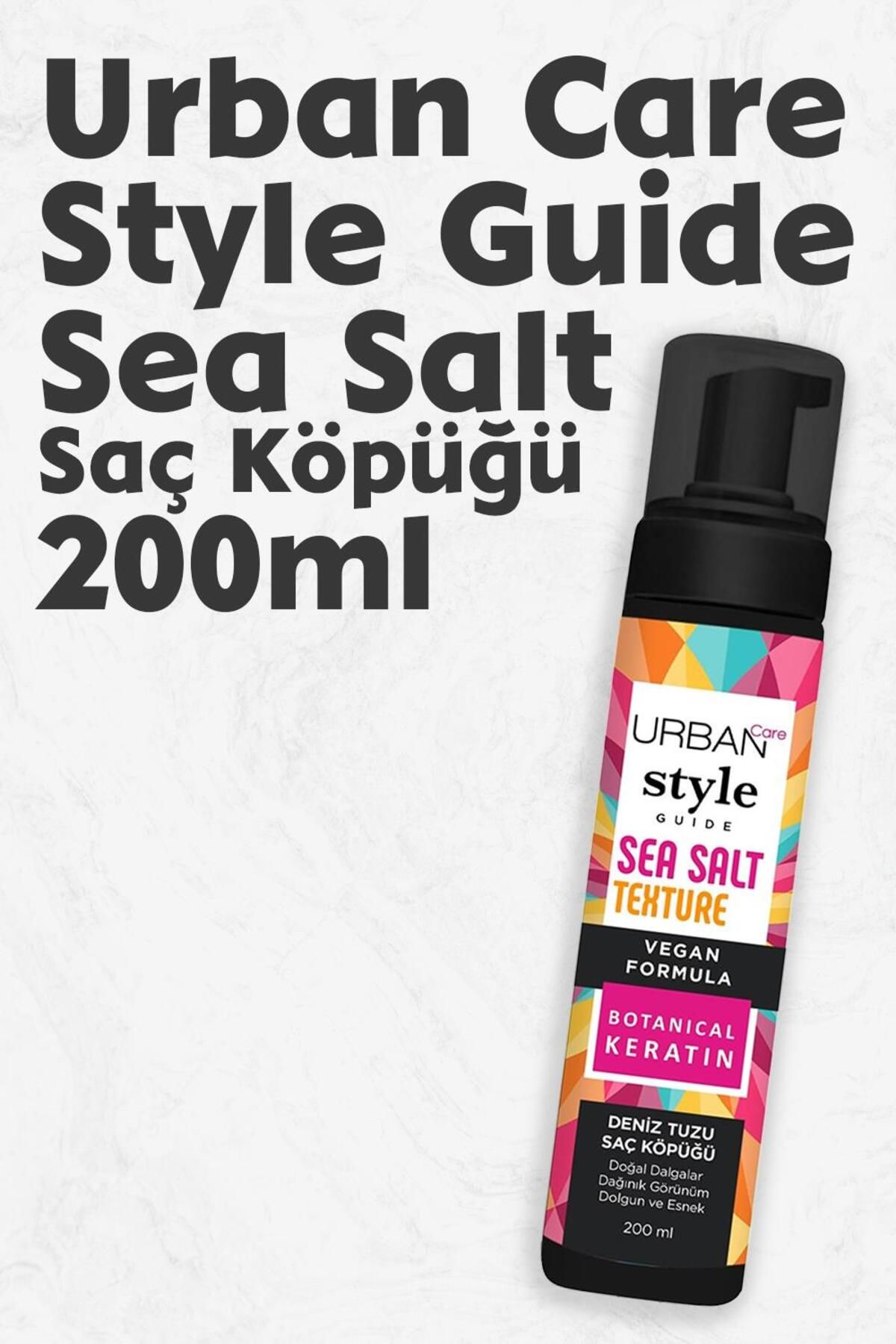 Urban Care Style Guide Sea Salt Şekillendirici Saç Köpüğü 200 ml