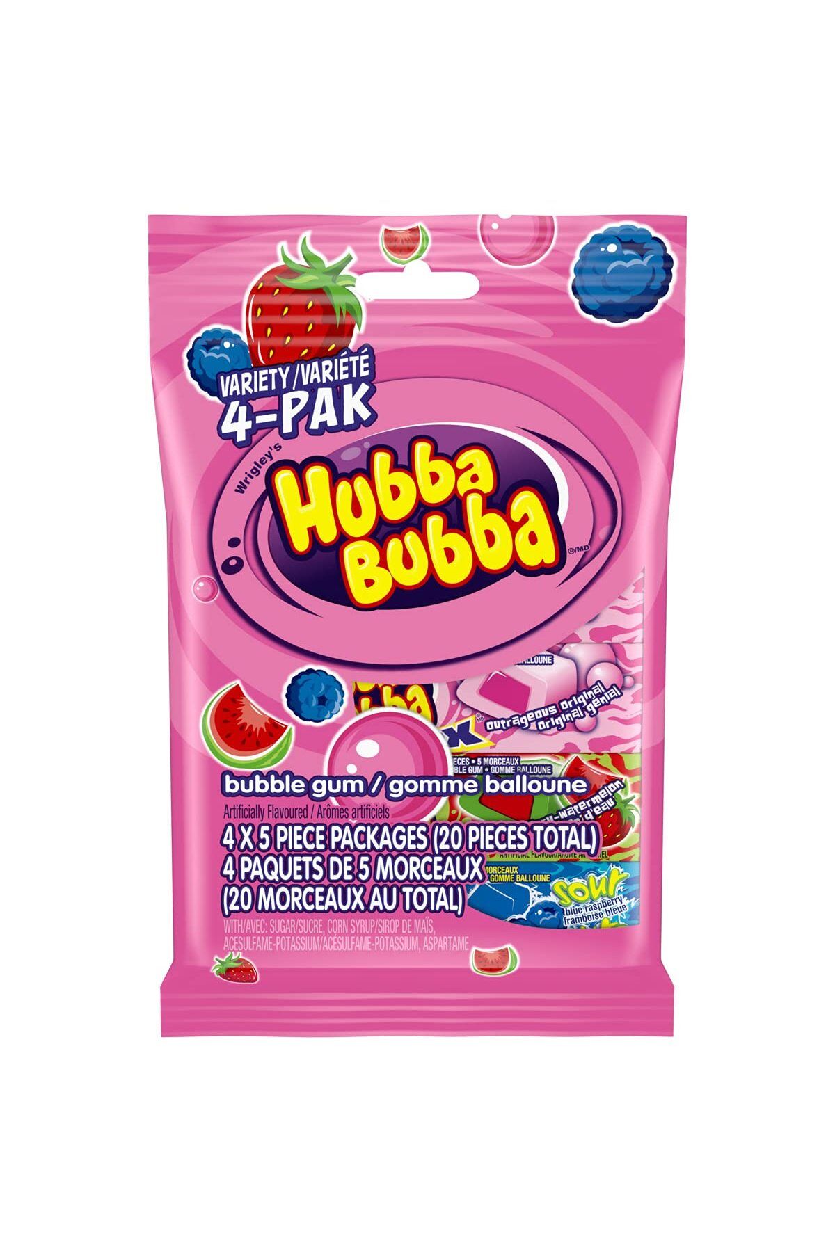 Chupa Chups Hubba Bubba Bubble Gum 4 Pack Sakız