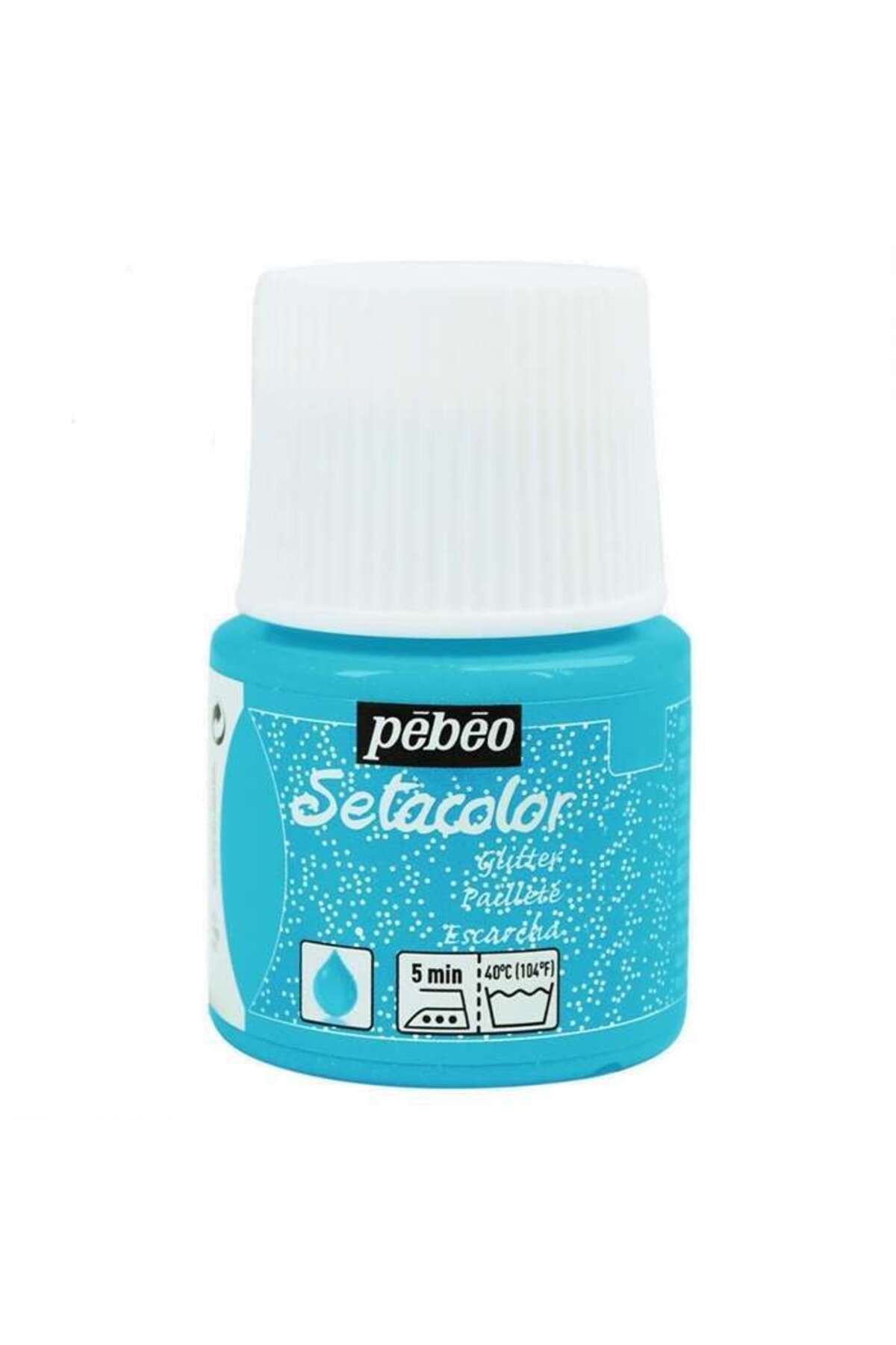 Pebeo Setacolor Glitter Kumaş Boyası 45 ml Turquoise