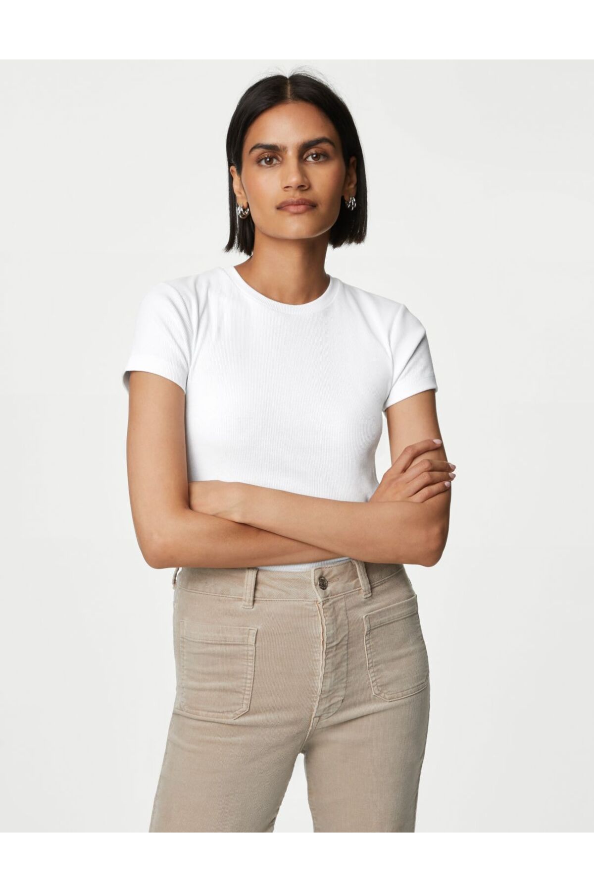 Marks & Spencer Slim Fit Kısa Kollu T-Shirt