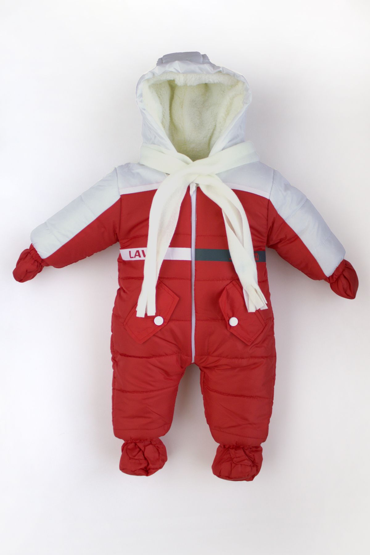 ekozmonot bebek tulumları Unisex Bebek Tulum Kozmonot Su Geçirmez Atkılı Kışlık Astronot Tulum