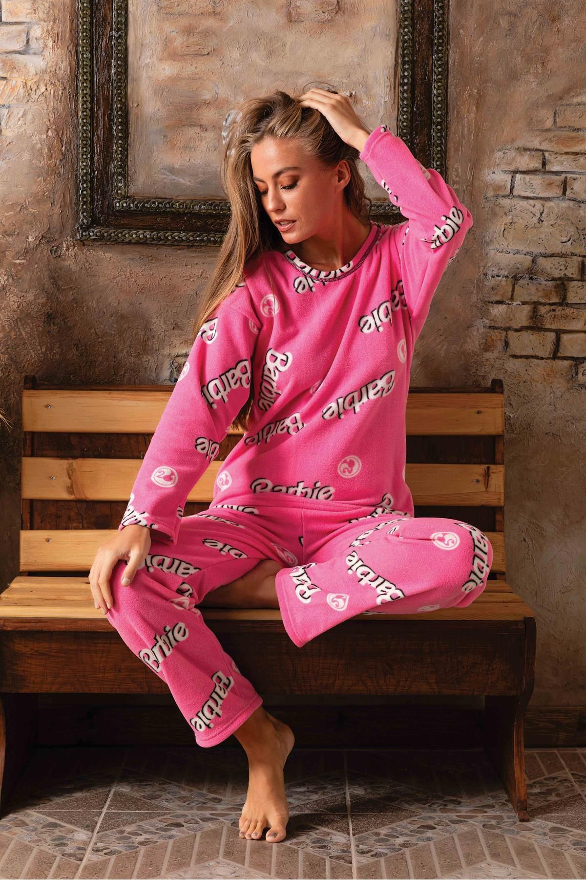 CALİA Barbie Polar Pijama Takımı YENİ SEZON
