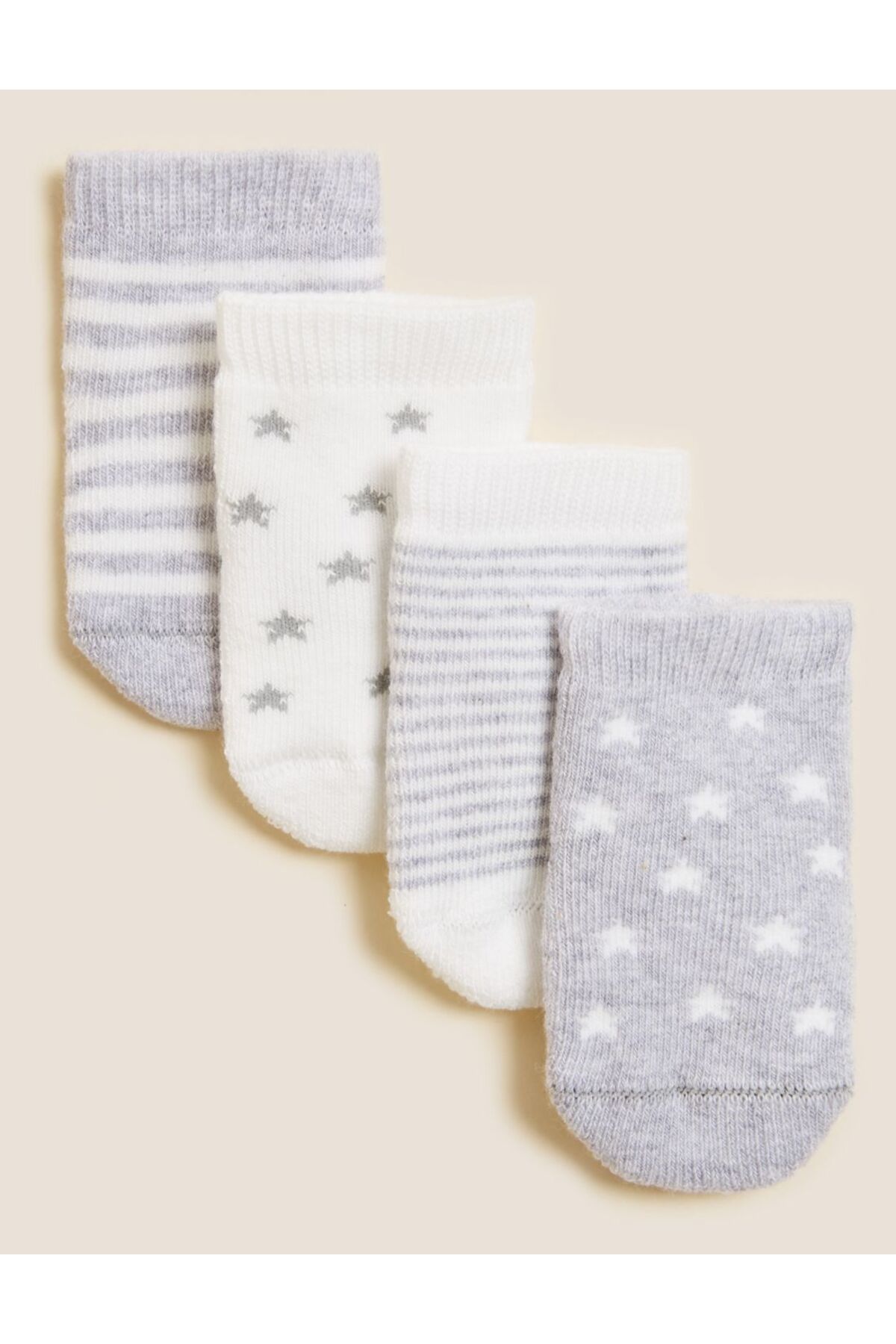Marks & Spencer 4'lü Havlu Çorap (0-24 Ay)