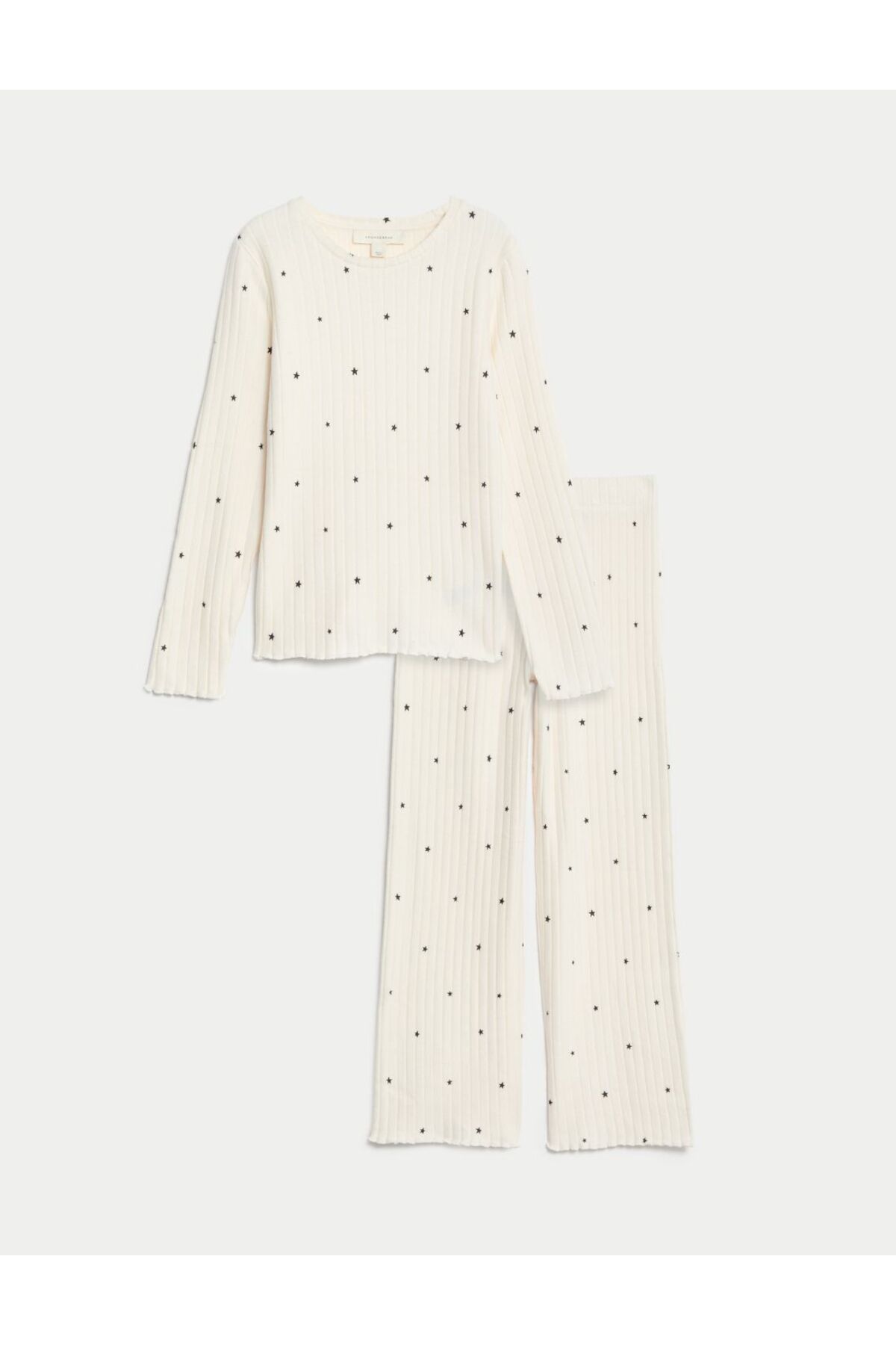 Marks & Spencer Fitil Detaylı Uzun Kollu Pijama Takımı