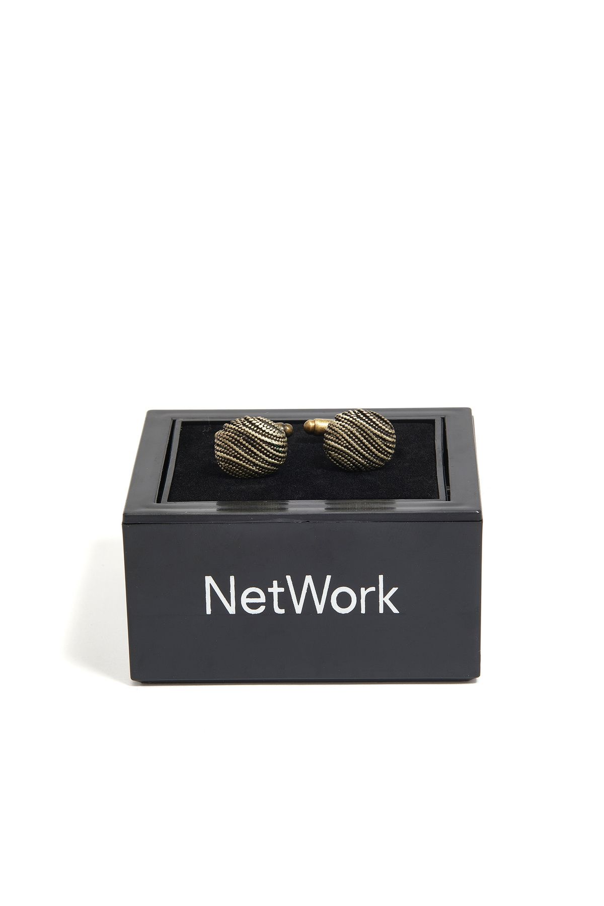 Network Gold Kol Düğmesi