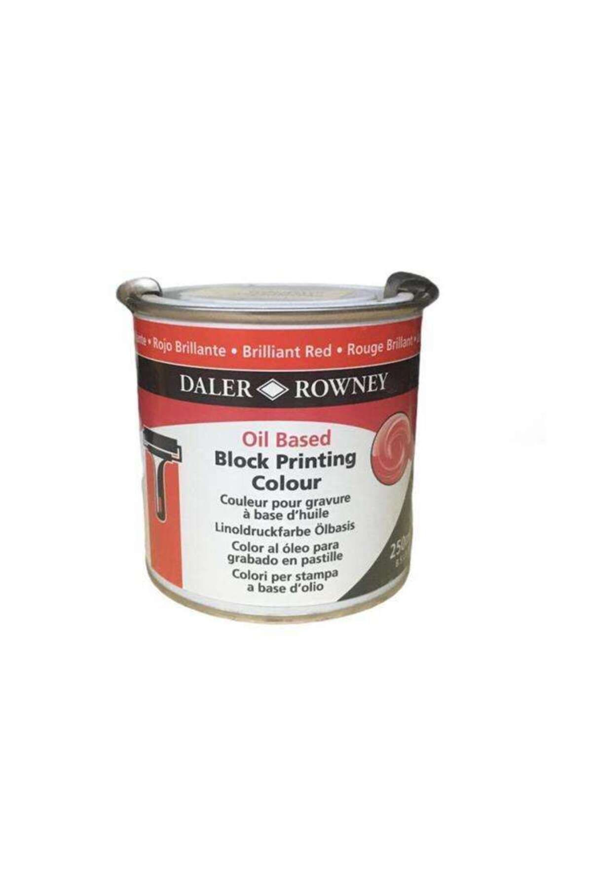 Daler Rowney Yağlı Linol Baskı Boyası Brilliant Red