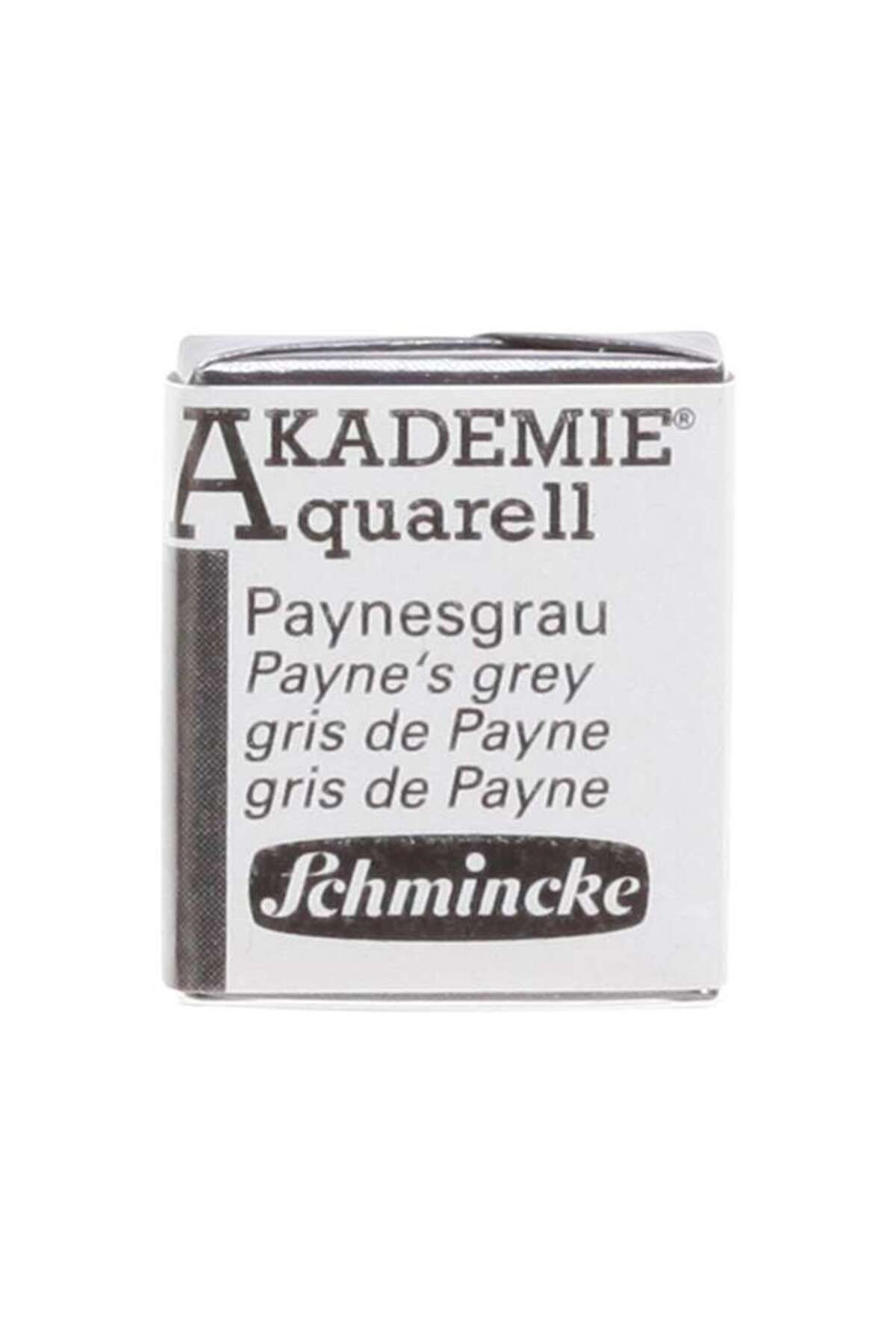 Schmincke Akademie Yarım Tablet Sulu Boya Payne’s Grey