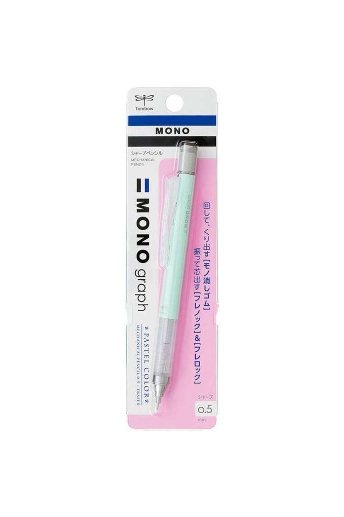 Tombow Mono Graph Shaker Uçlu Kalem 0,5 Mm Pastel Nane Yeşili