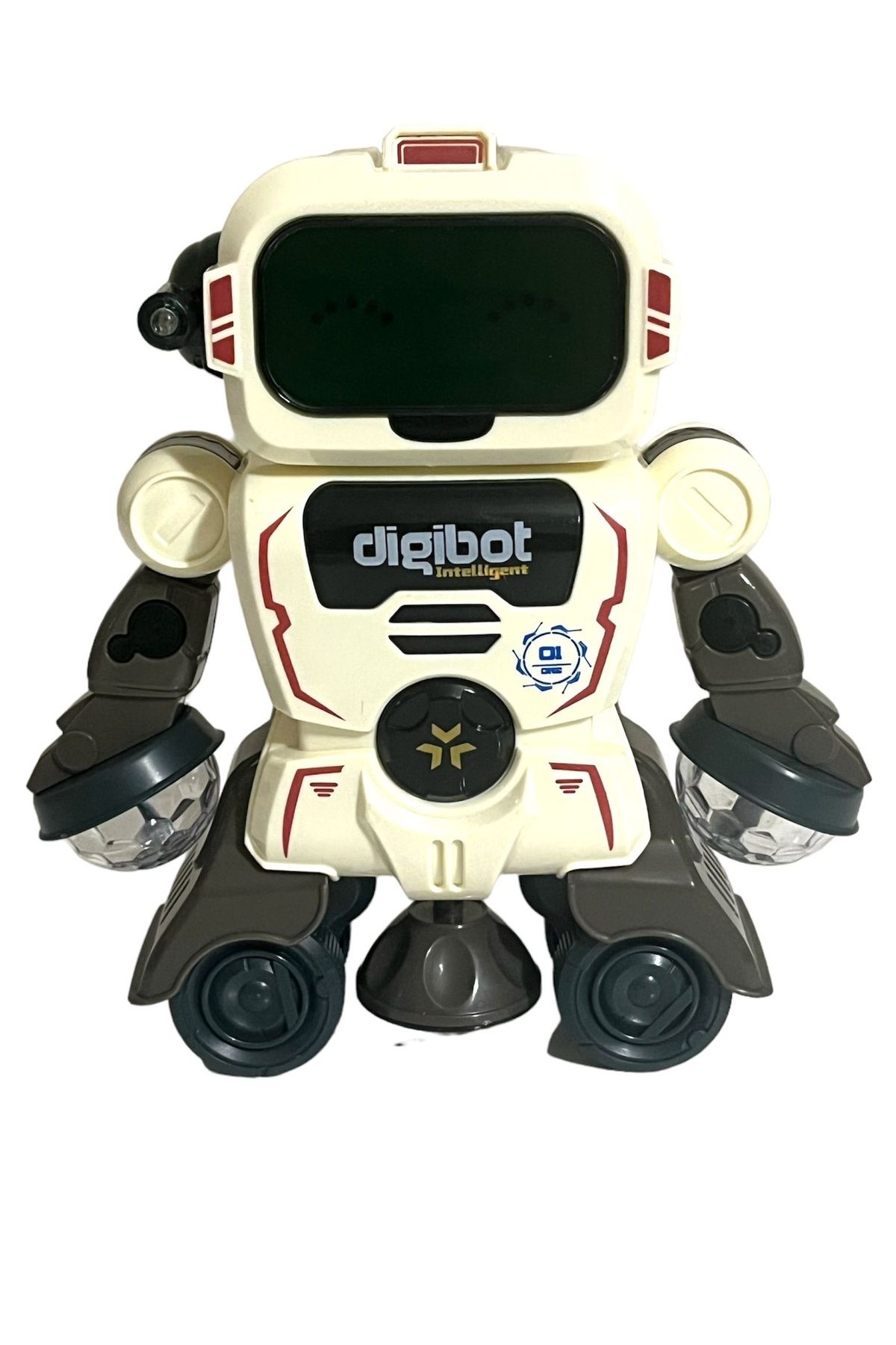 çınar oyuncak Robot Çarp Dön Sesli Işıklı Robot 18 Cm