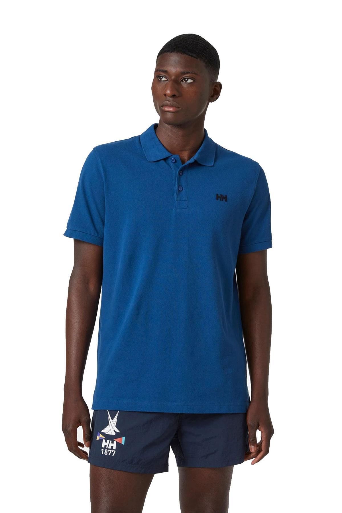 Helly Hansen Transat Polo Erkek Mavi T-Shirt HHA.33980-606