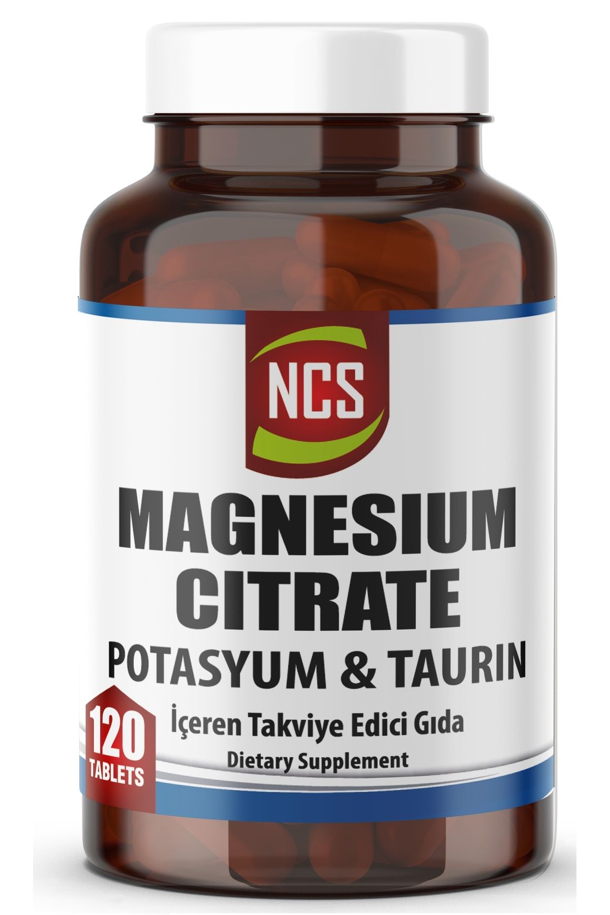 Ncs Magnezyum Sitrat Kalium 120 Tablet 4 Lü Form (POTASYUM TAURİN) & Vitamin B6 - Magnesium Citrate