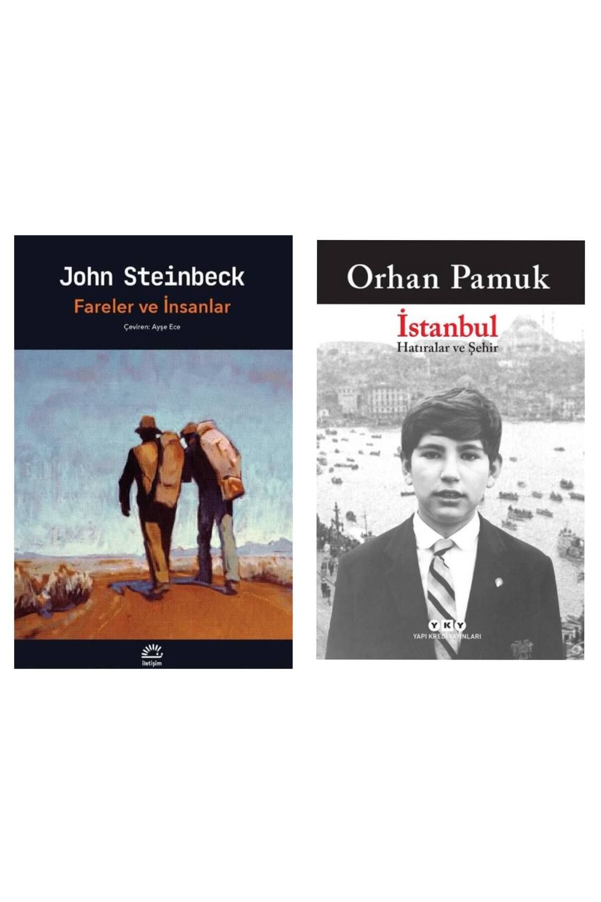 İletişim Yayınları Fareler ve İnsanlar - John Steinbeck - İstanbul - Hatıralar ve Şehir - Orhan Pamuk