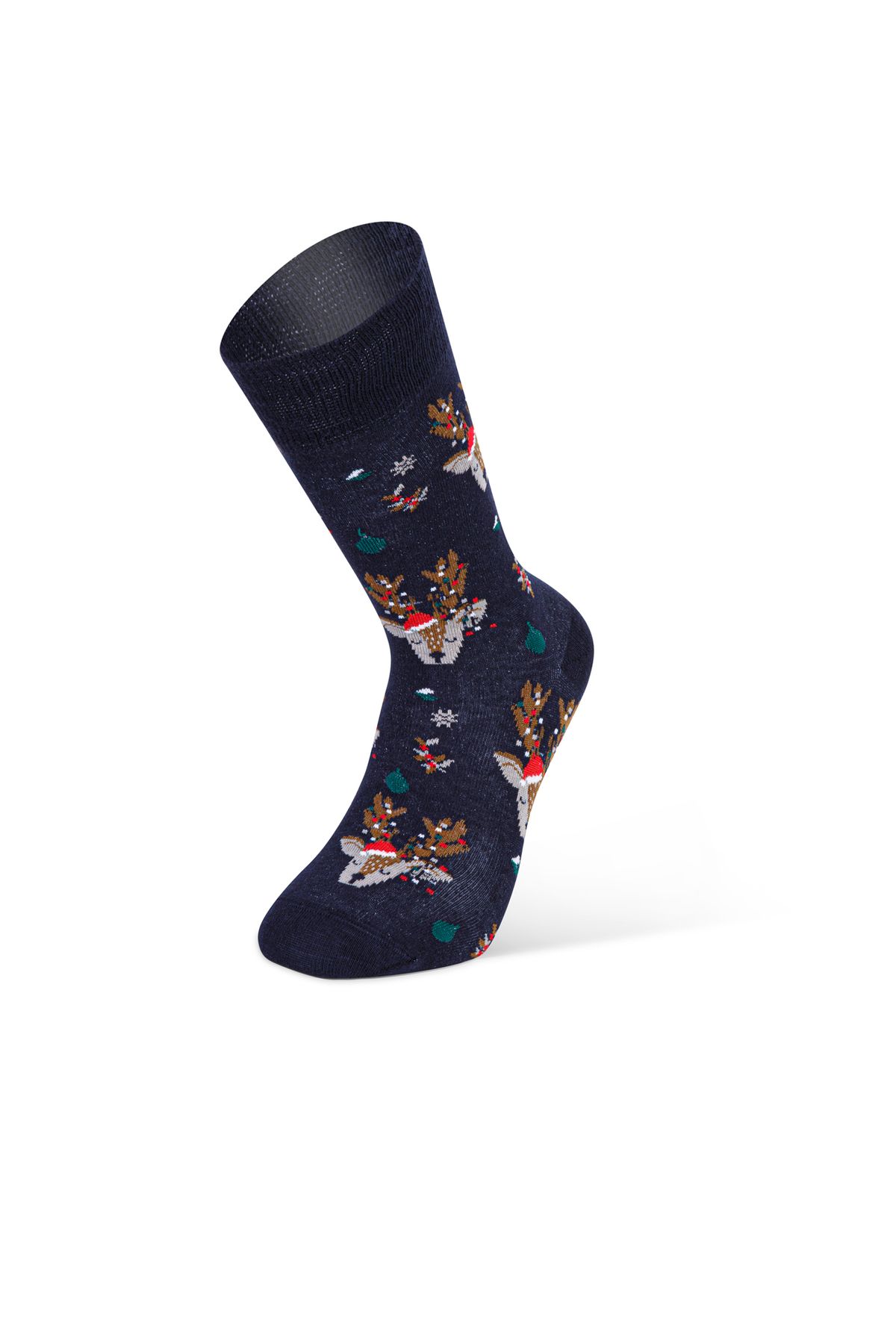 Darkzone Yılbaşı Temalı Geyik Desenli Erkek Soket Çorap