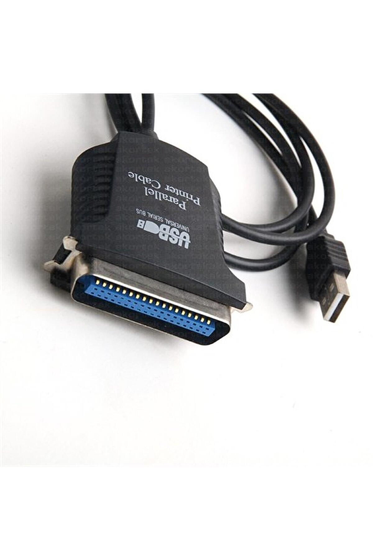 OEM USB - Paralel Port Dönüştürücü Kablo USB/LPT Dönüştürücü Printer Kablosu 150 CM
