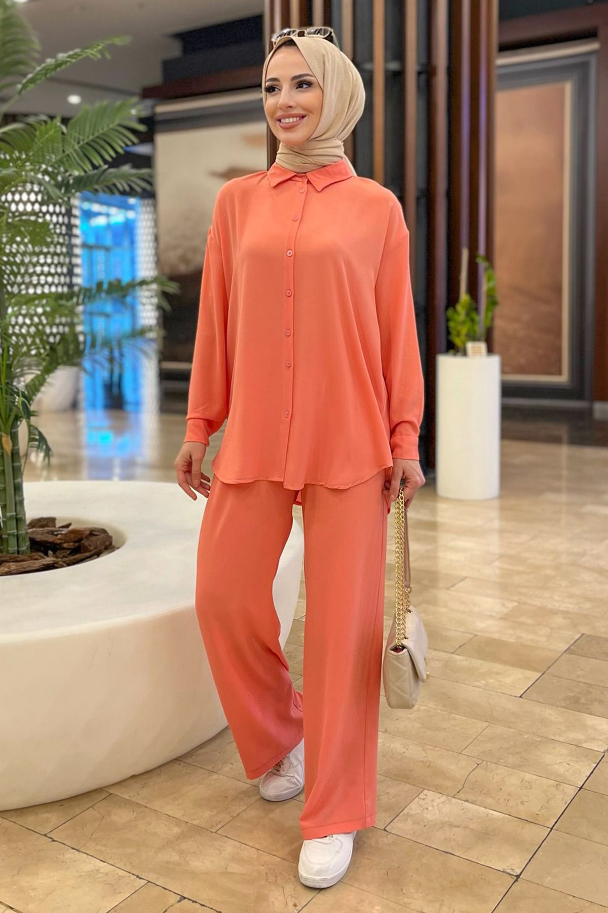 TOFİSA 11339-SOMON Tunik+Pantolon