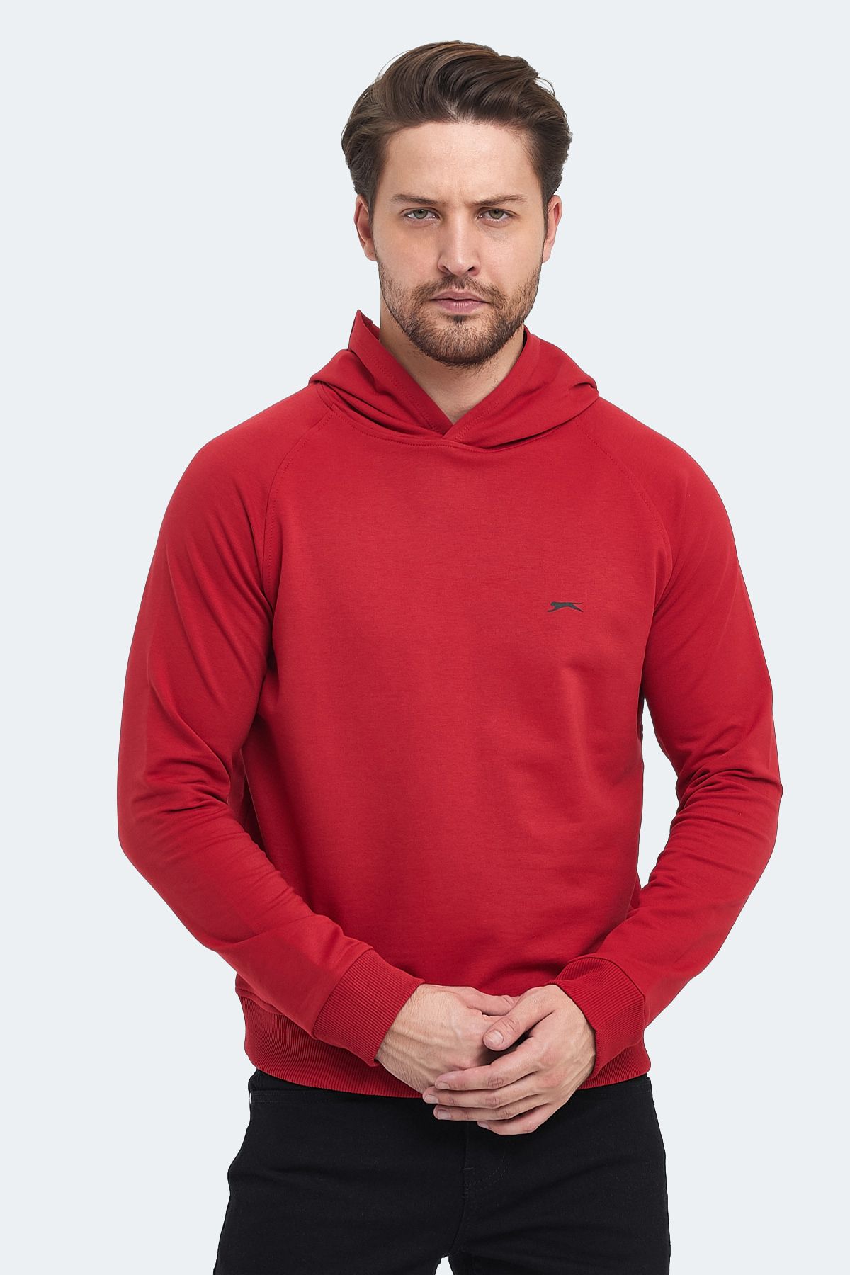 Slazenger KICKER Erkek Sweatshirt Kırmızı