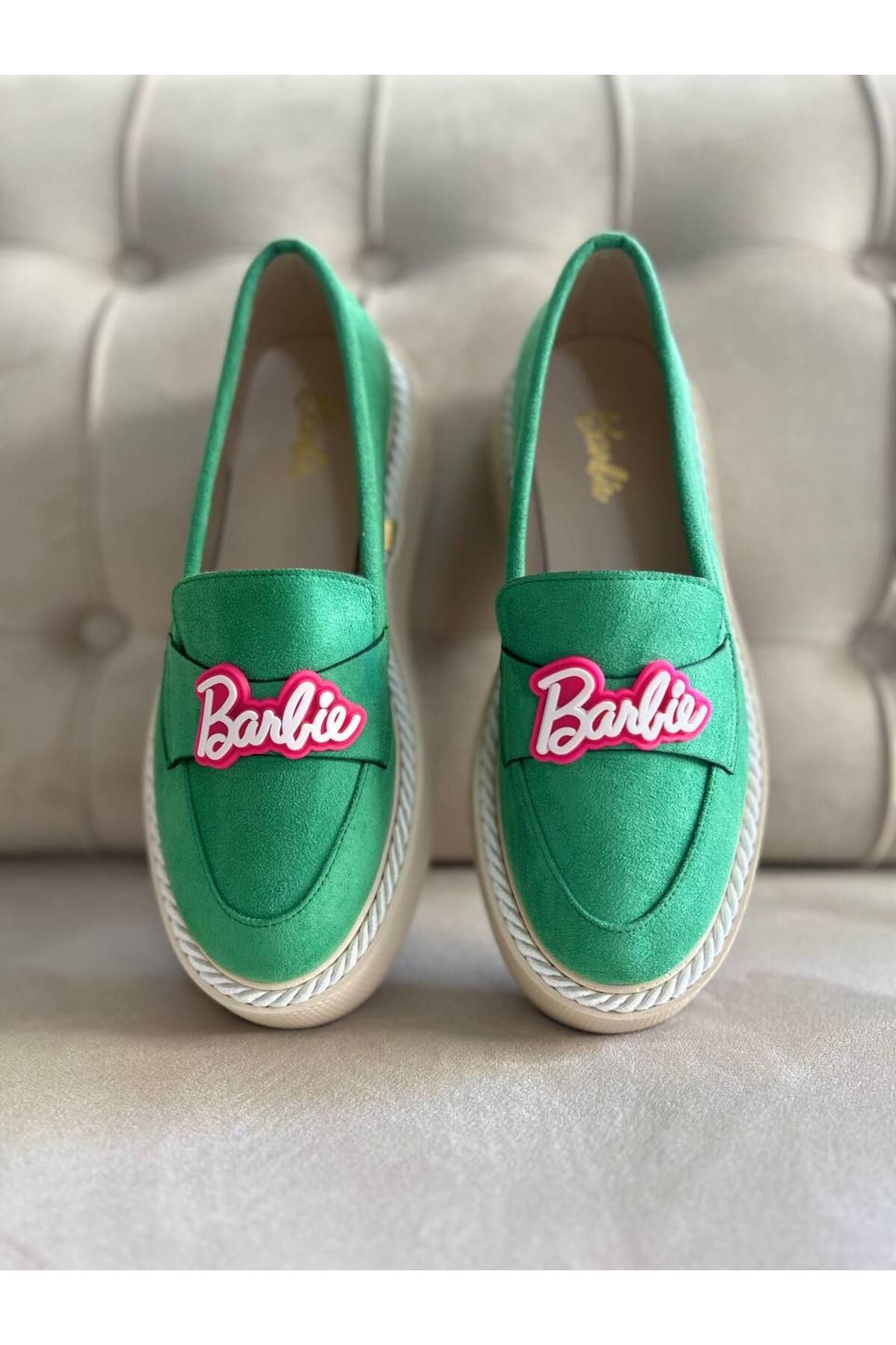 Barbie Loafer ayakkabı Yeşil