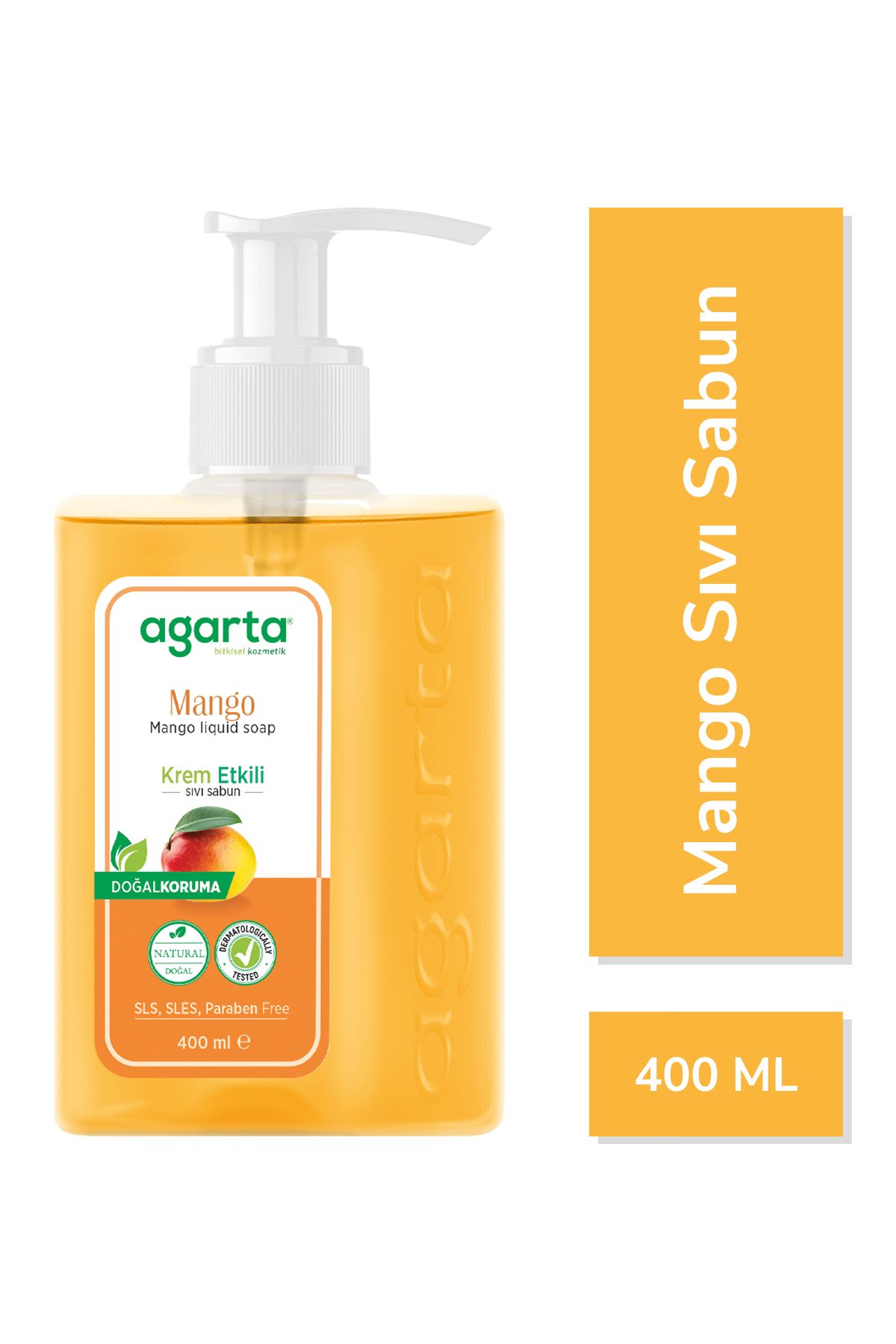 Agarta Doğal Mango Sıvı Sabun 400 ml