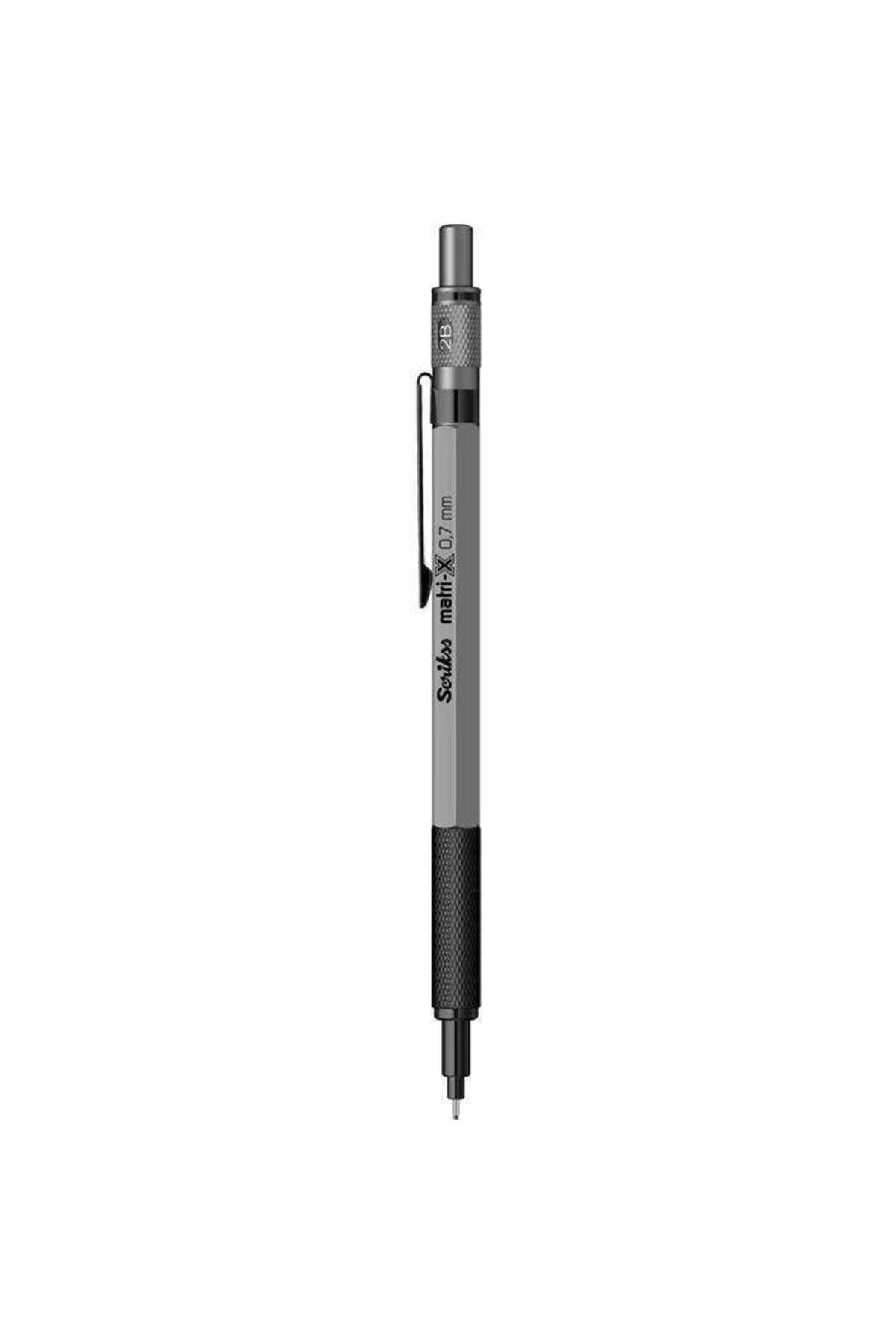 Scrikss Matri-x Mekanik Kurşun Kalem 0,7mm Gri
