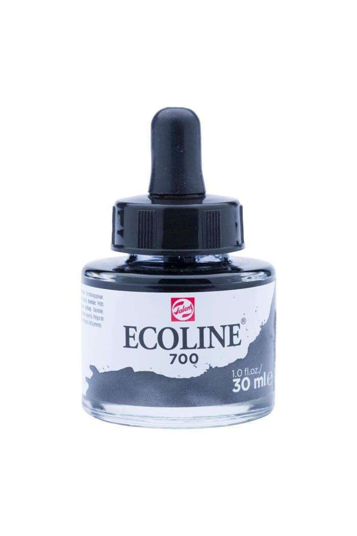 Talens Ecoline Sıvı Sulu Boya 30 ml Black 700