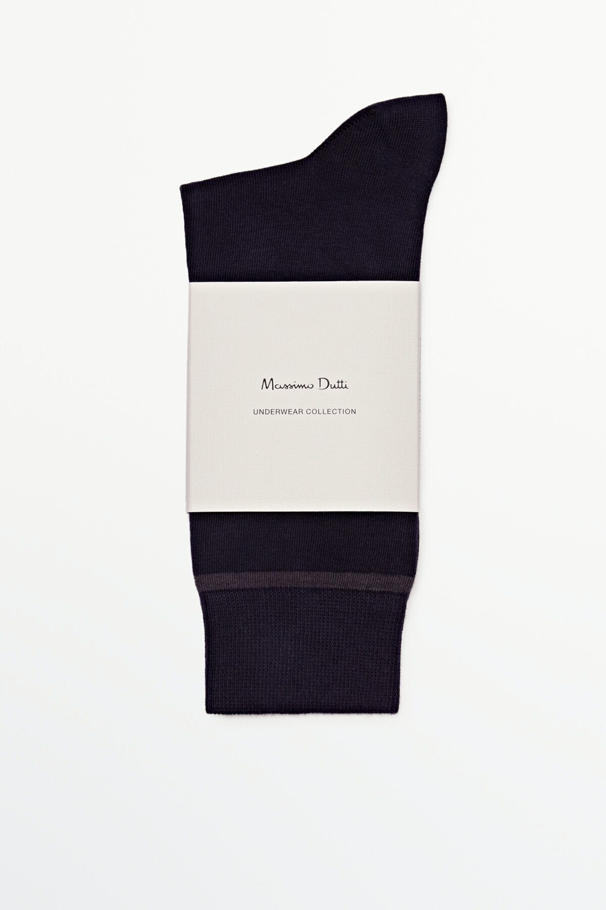 Massimo Dutti Kontrast yatay şeritli uzun çorap