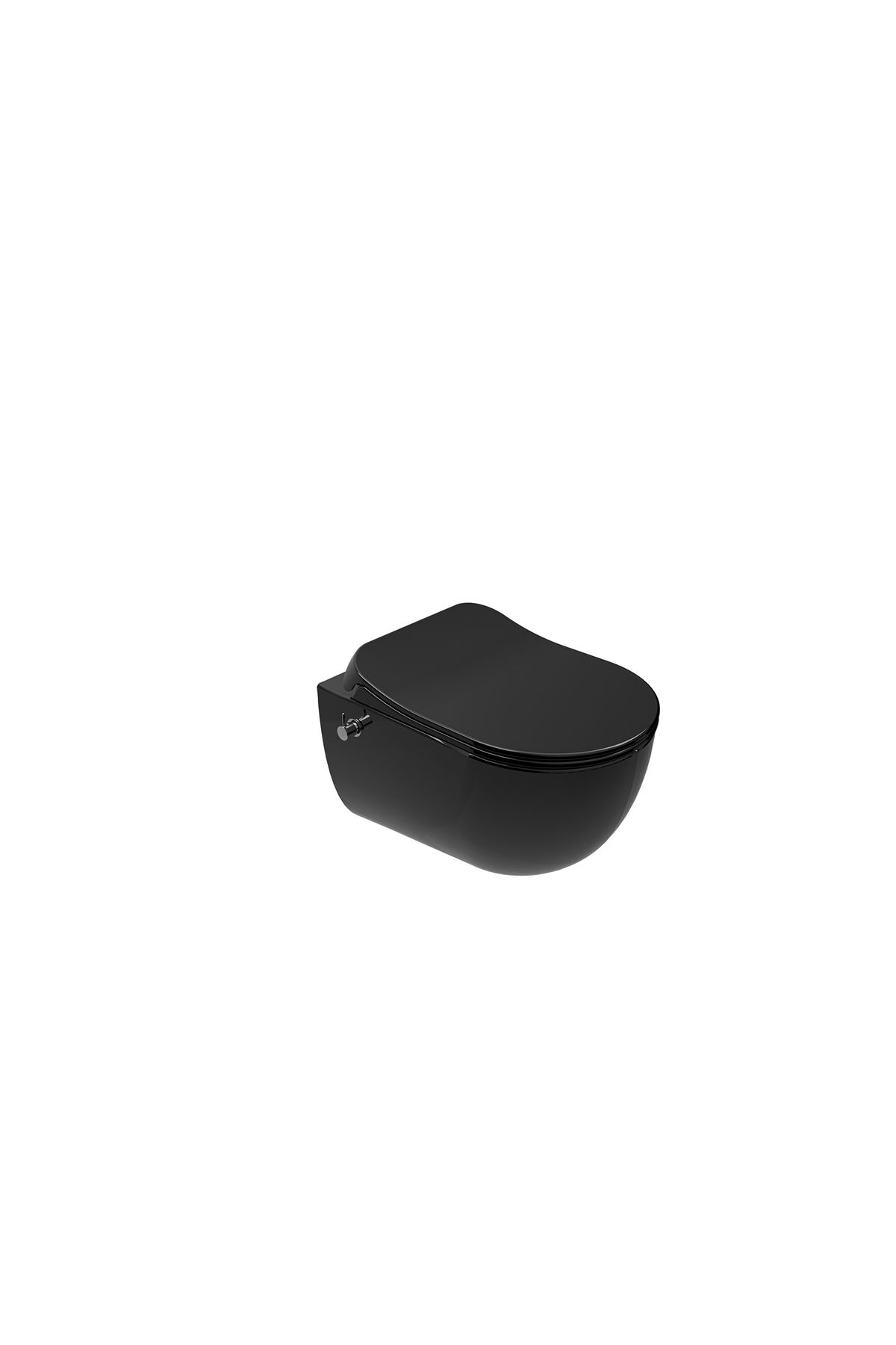 KALE Zero 2.0 Smart Asma Klozet Taharet Sıcak - Soğuk Entegreli Smart Kapak Siyah