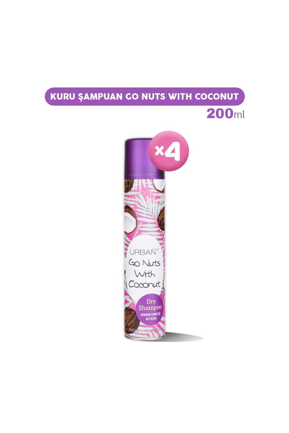 Urban Care Kuru Şampuan Go Nuts With Coconut 200 ml X 4