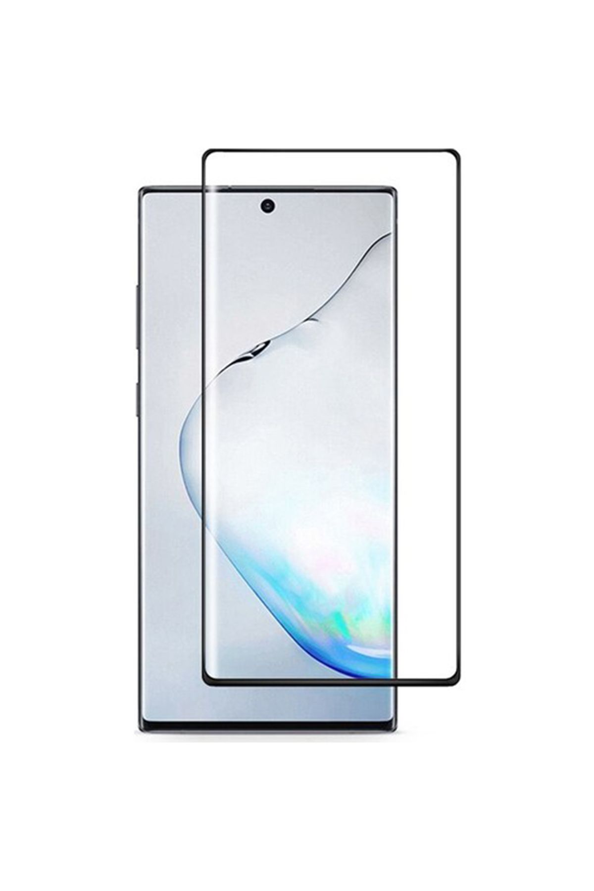 ehio Samsung Galaxy Note 10 / Note 10 Pro Ekran Koruyucu Kavisli Nano PET Kırılmaz Tam Kaplayan