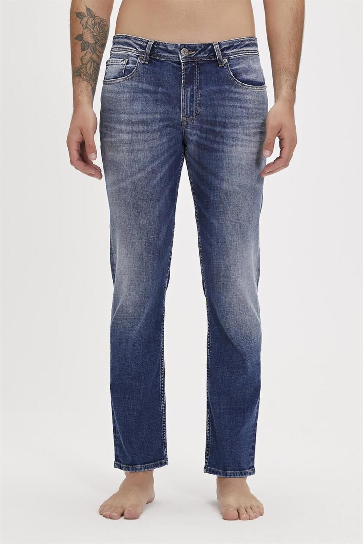 Bad Bear Franco Jeans Light Mavi Erkek Denim Pantolon