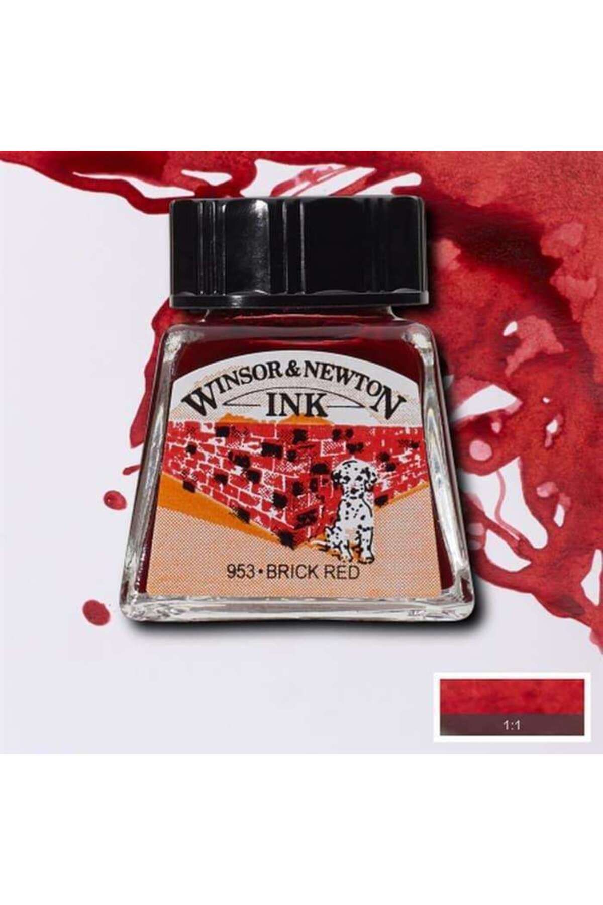 Winsor Newton Winsor & Newton Çini Mürekkebi 14 ml Brick Red 40