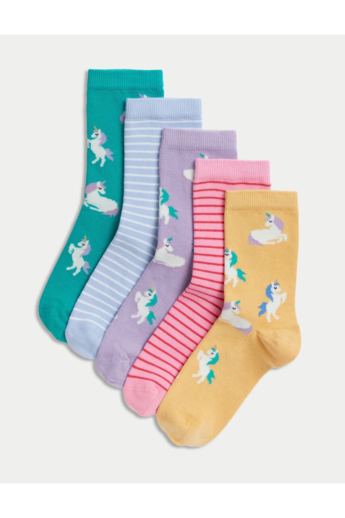 Marks & Spencer 5'li Unicorn Desenli Çorap
